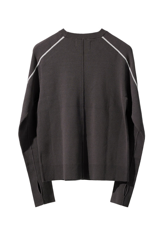 Trails Knit Sweater - Gray