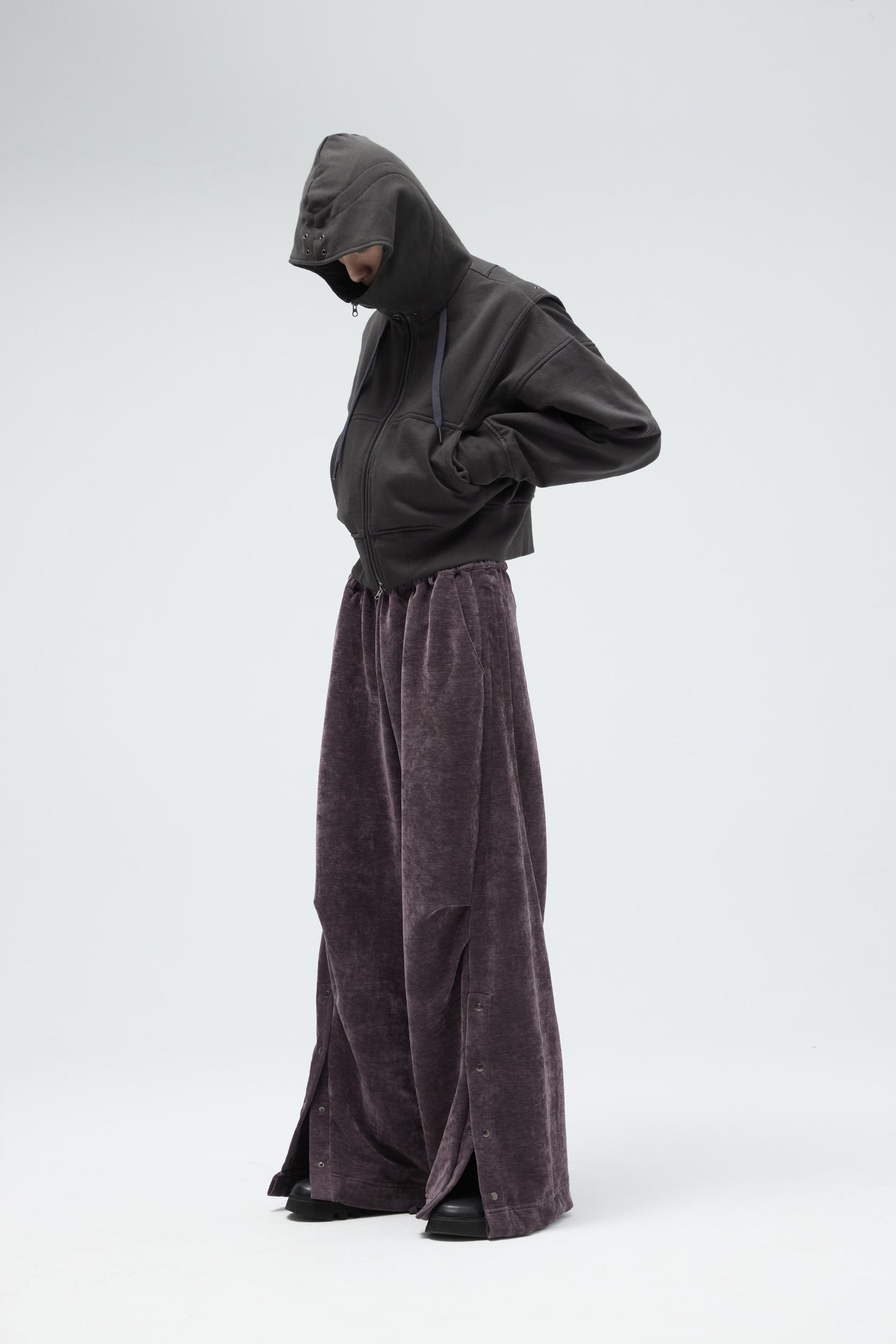 Wiz Zip Hoodie - Gray