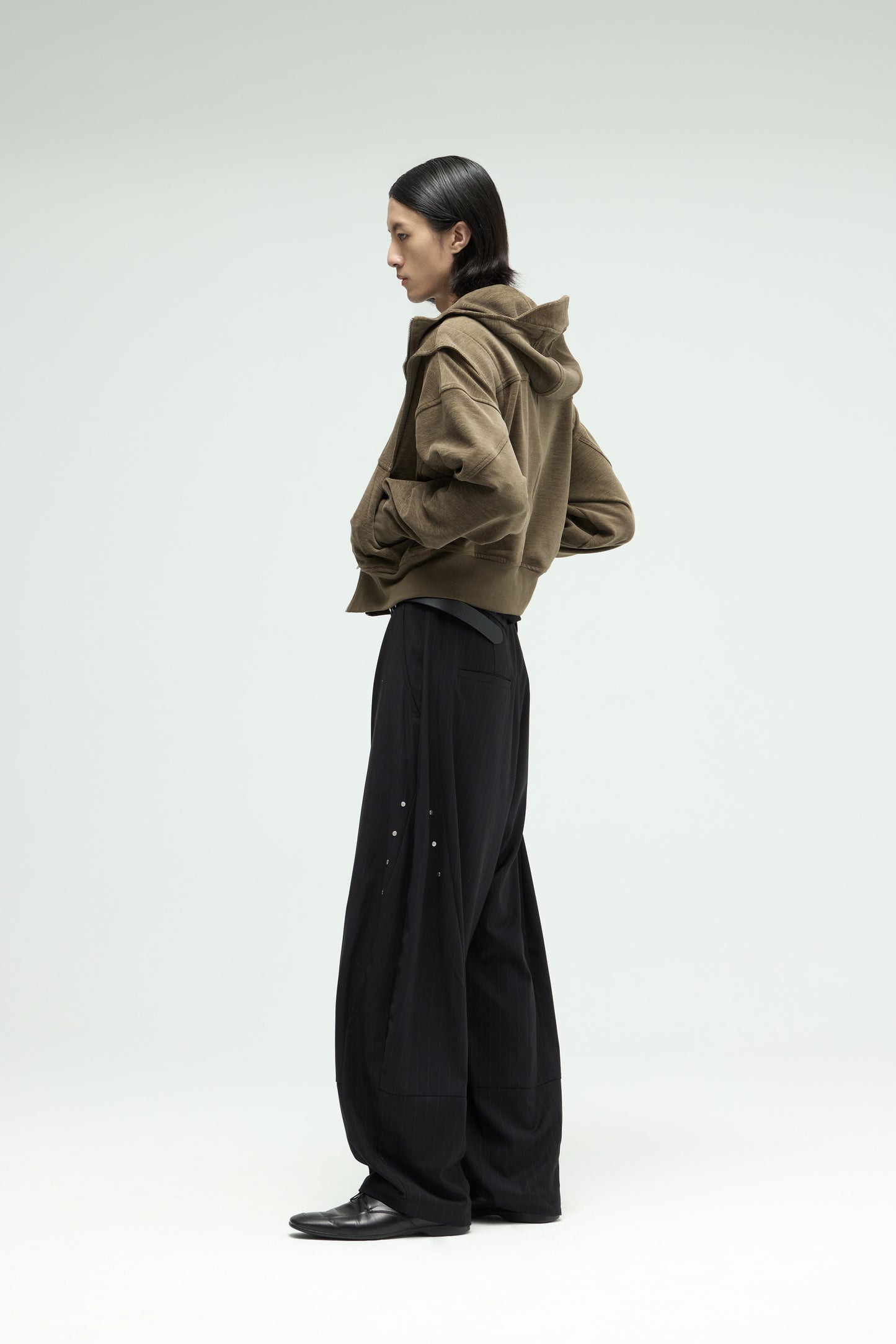 Phantom Zip Hoodie - Olive