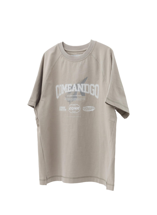 C&G Graphic Raglan Tee - Sand