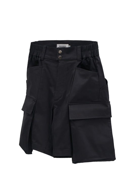 Temple Run Cargo Shorts - Black
