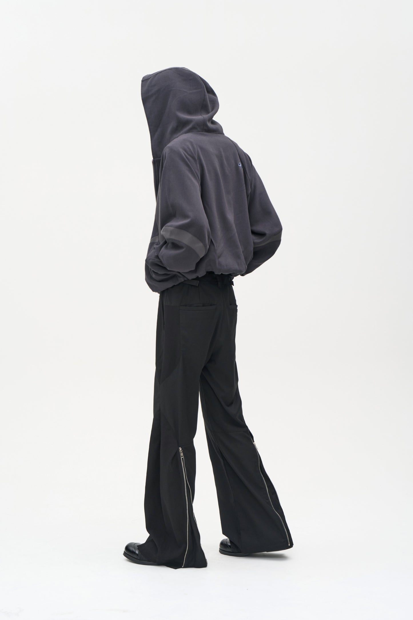 Hermit Zip Hoodie - Gray