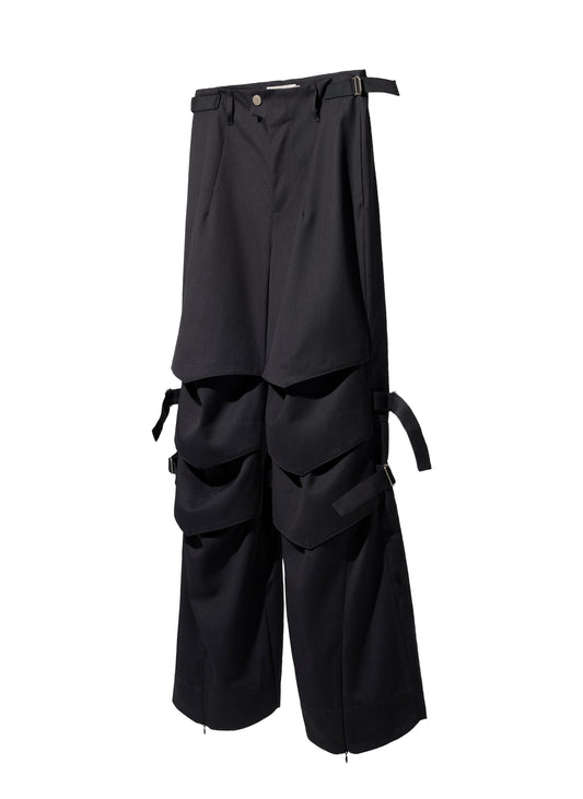 Armor Flared Pants - Gray