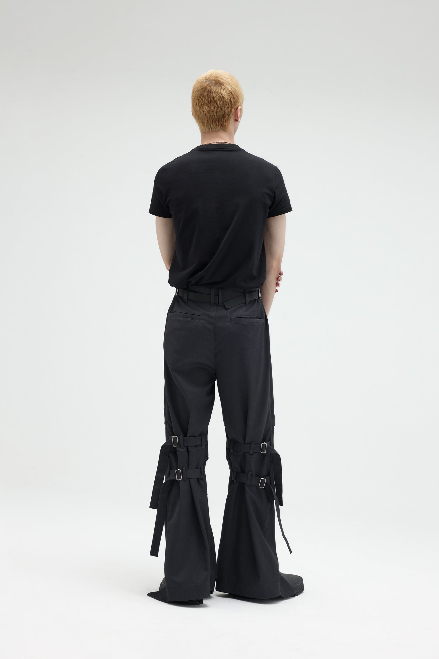 Armor Flared Pants - Gray