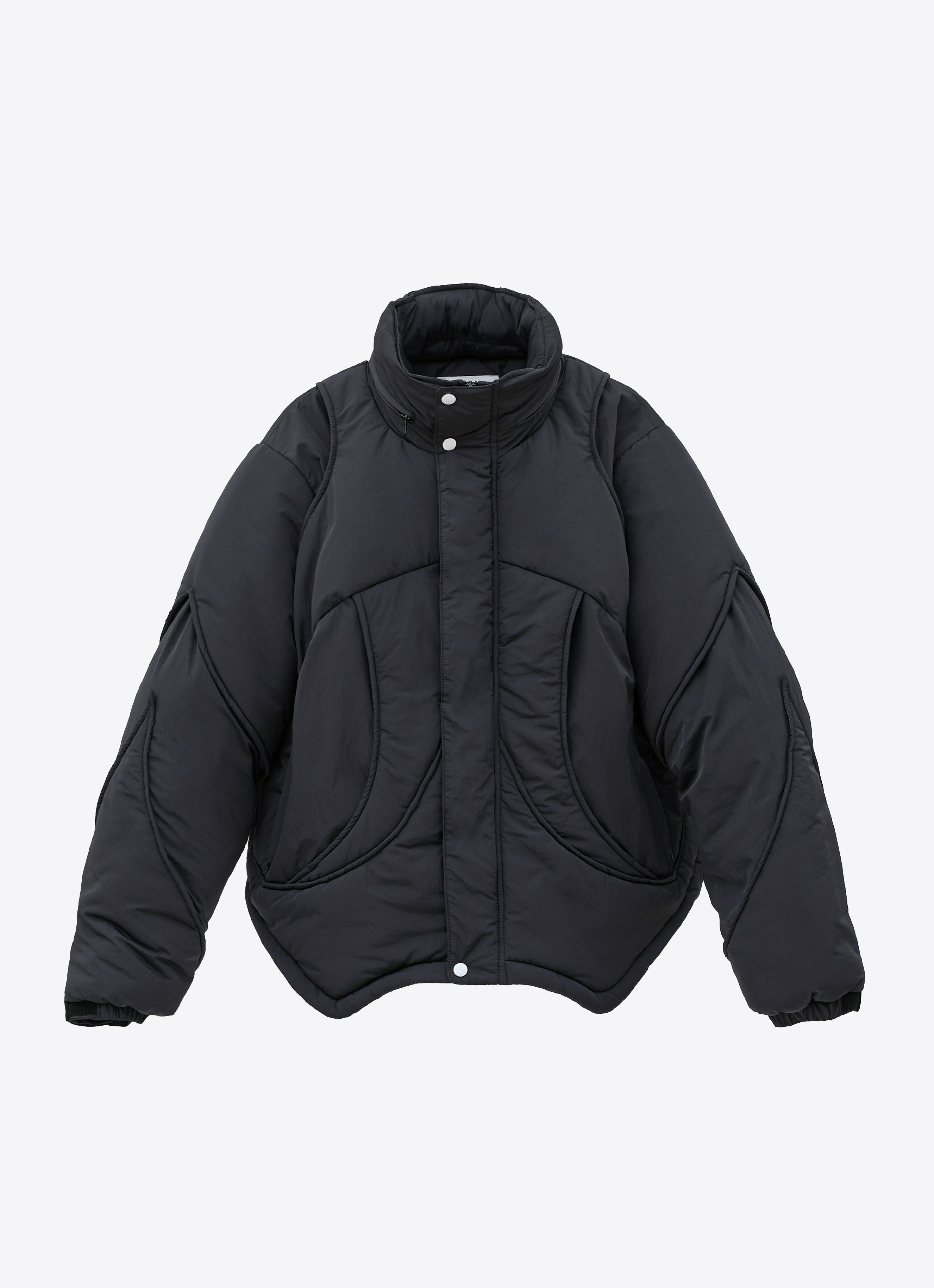 EQ-HIGH Padded Jacket - Black