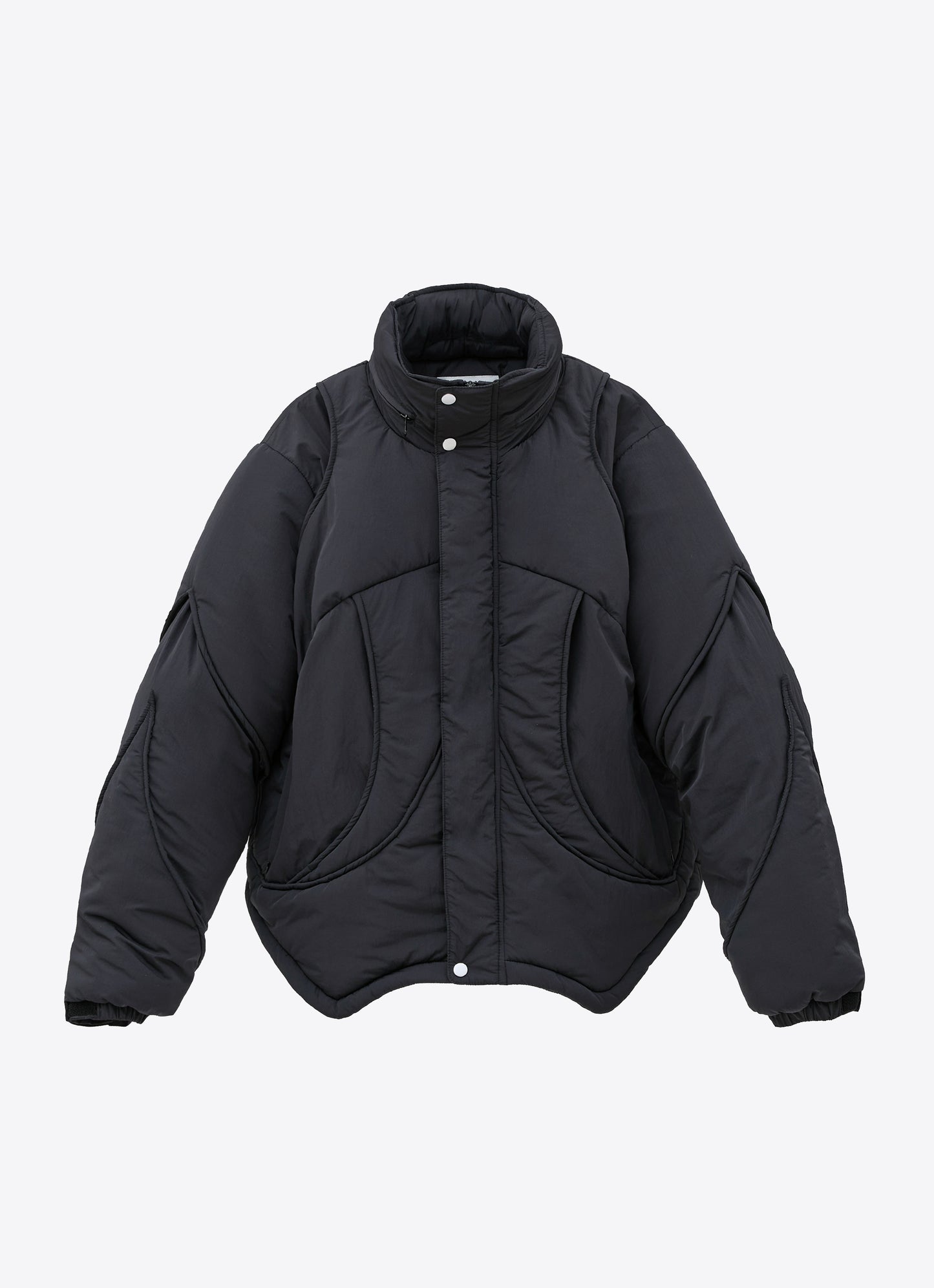 EQ-HIGH Padded Jacket - Black