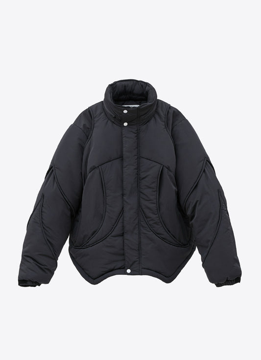 EQ-HIGH Padded Jacket - Black