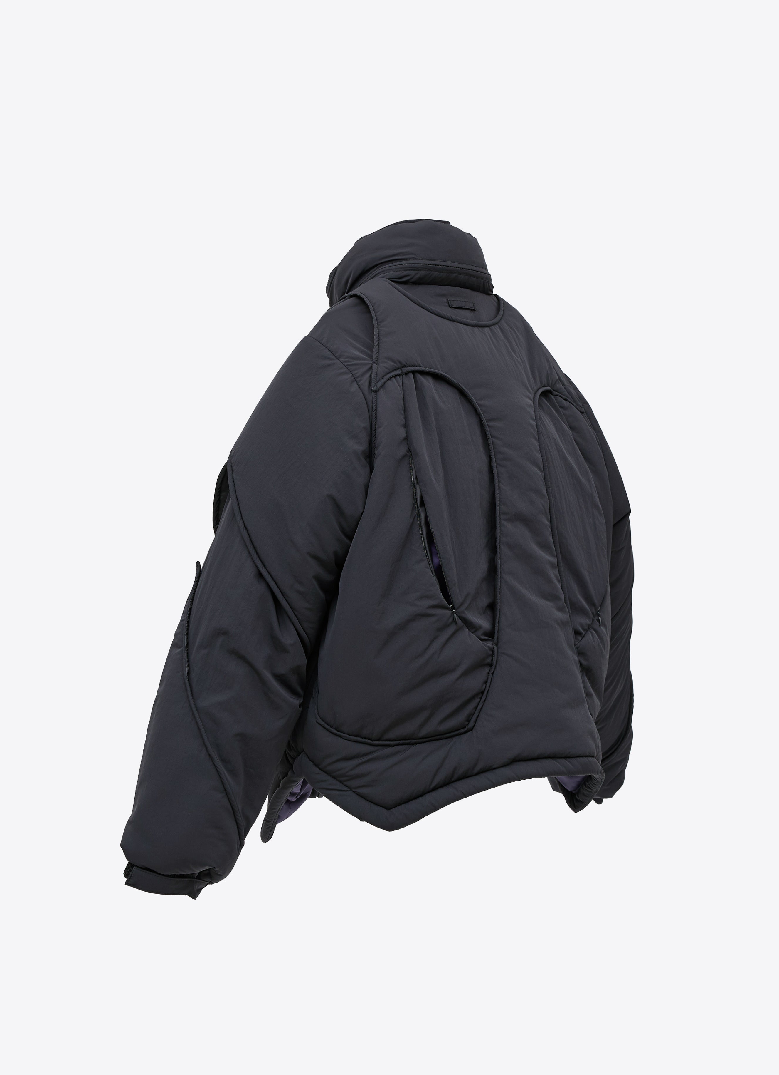 EQ-HIGH Padded Jacket - Black