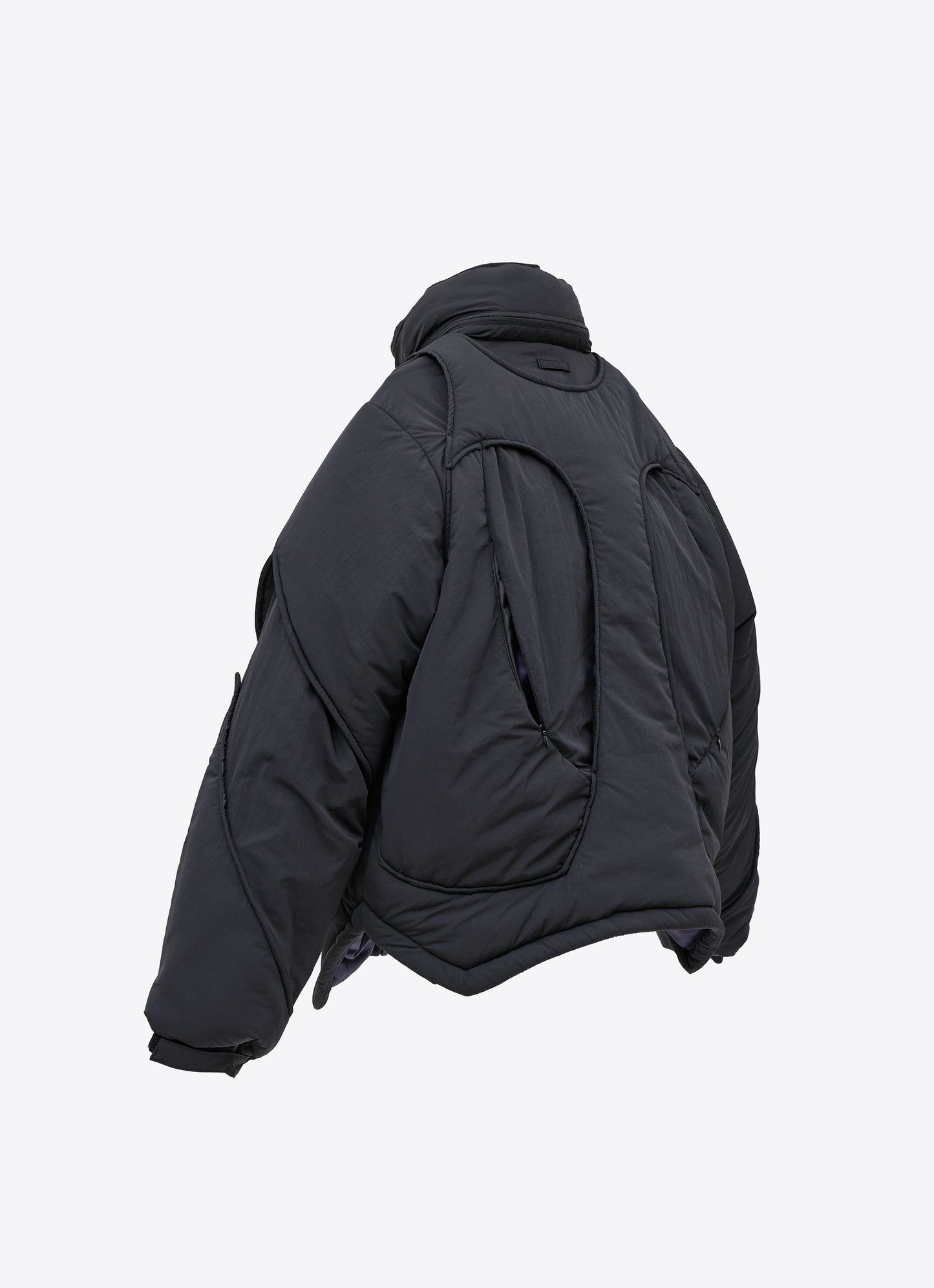 EQ-HIGH Padded Jacket - Black