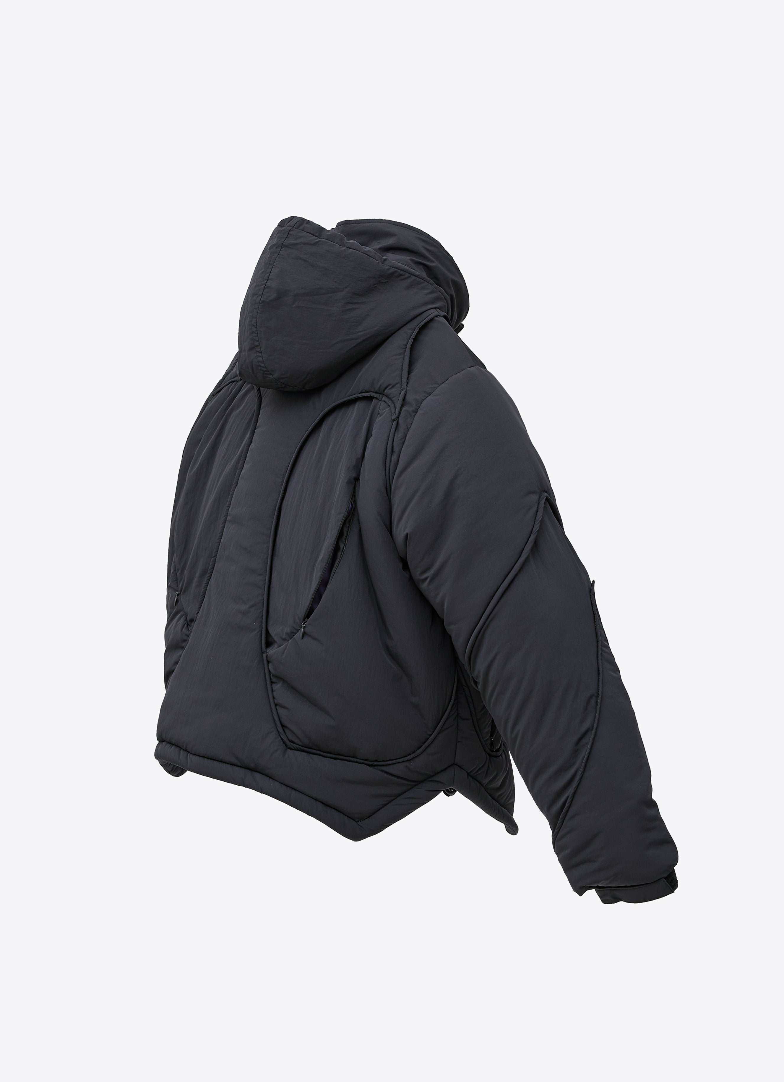 EQ-HIGH Padded Jacket - Black