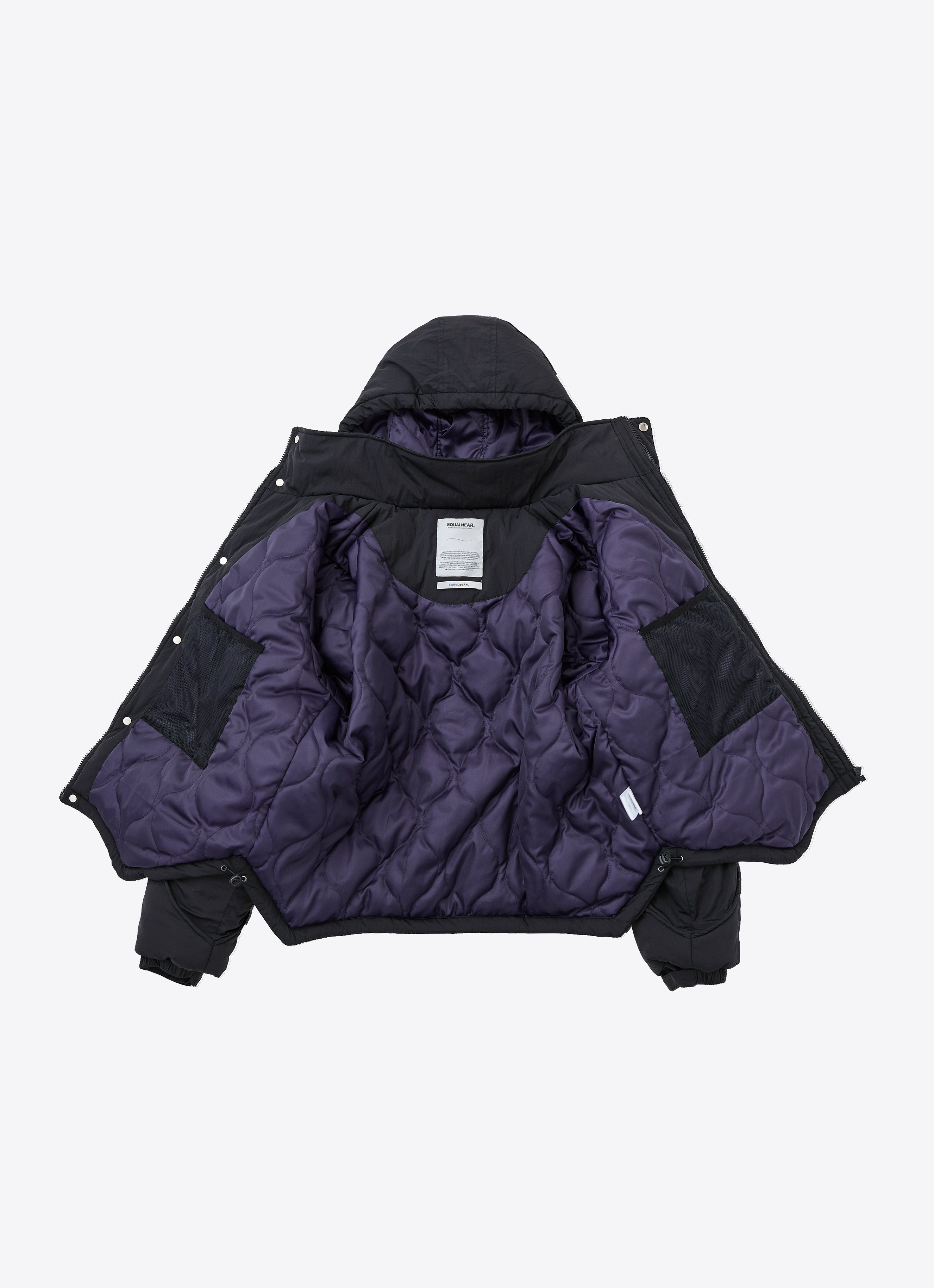 EQ-HIGH Padded Jacket - Black