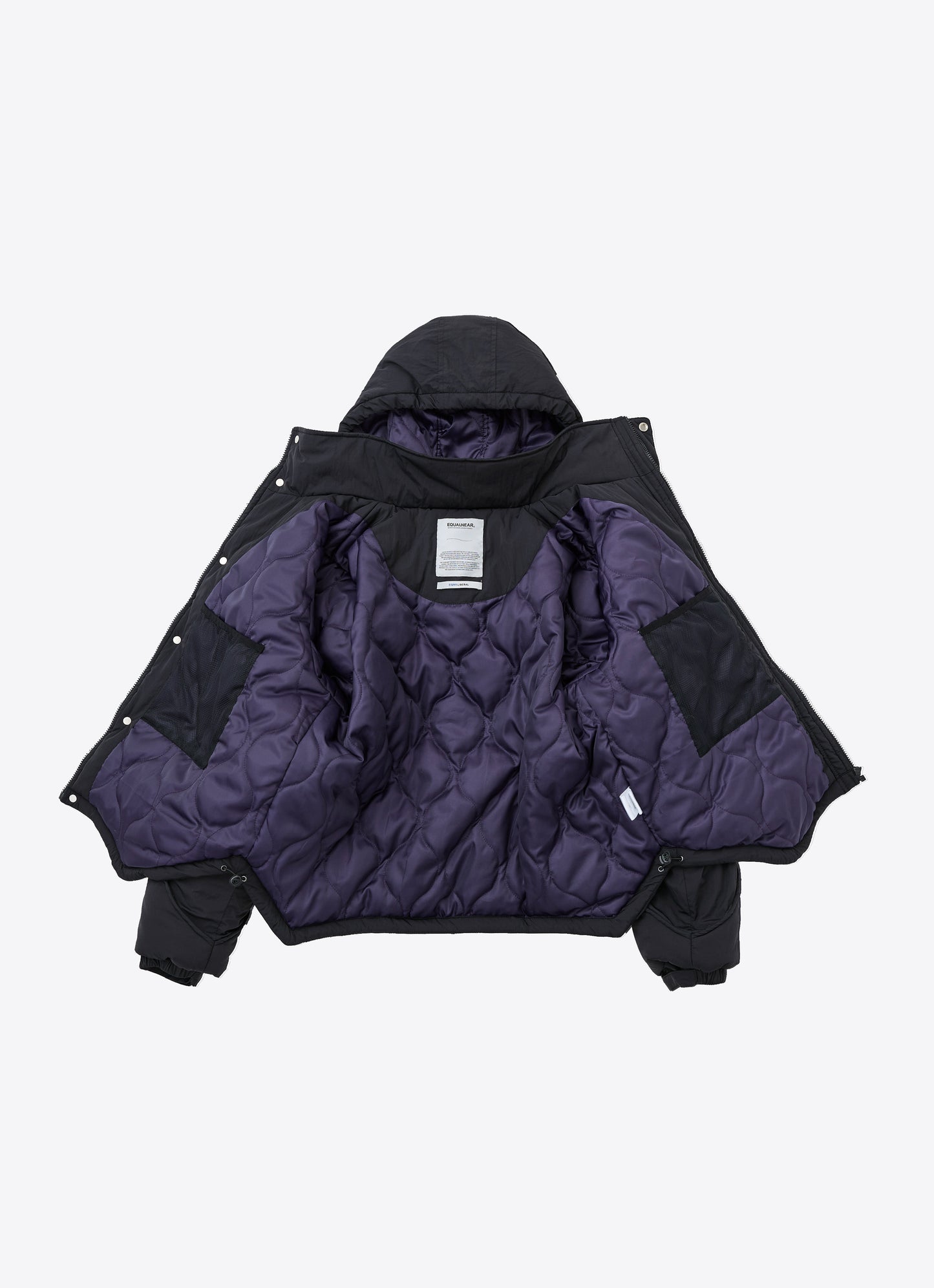 EQ-HIGH Padded Jacket - Black