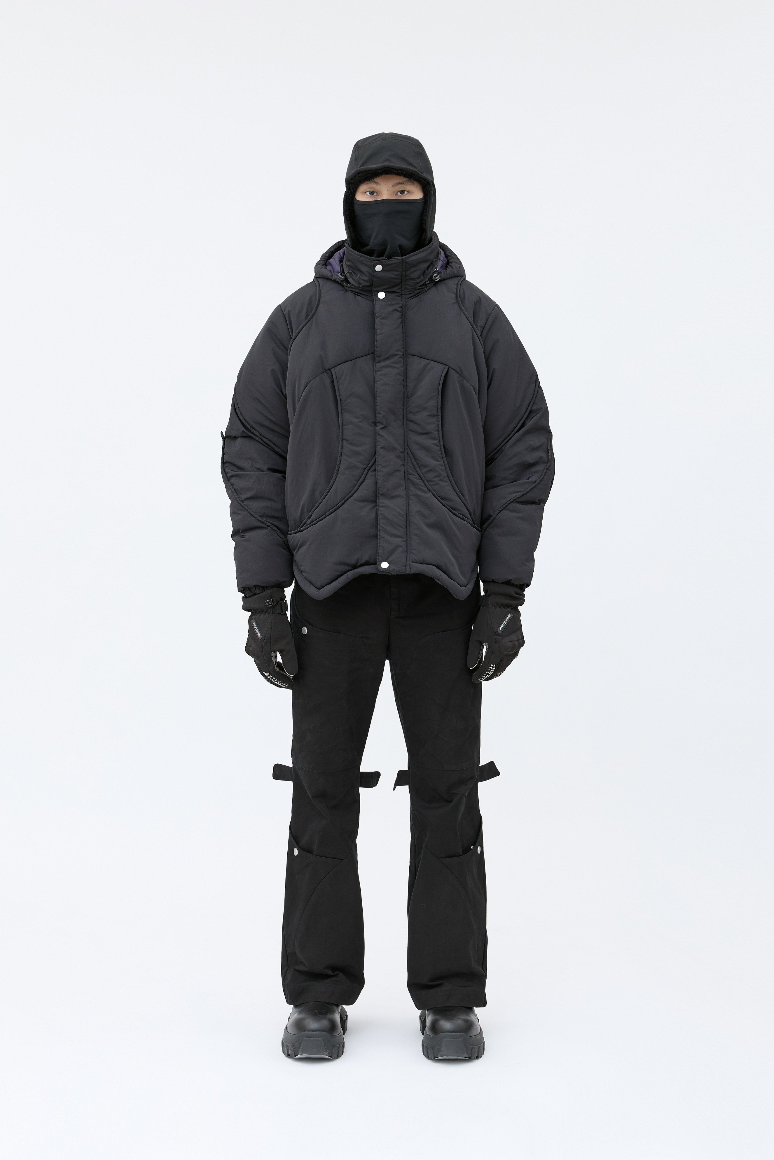 EQ-HIGH Padded Jacket - Black