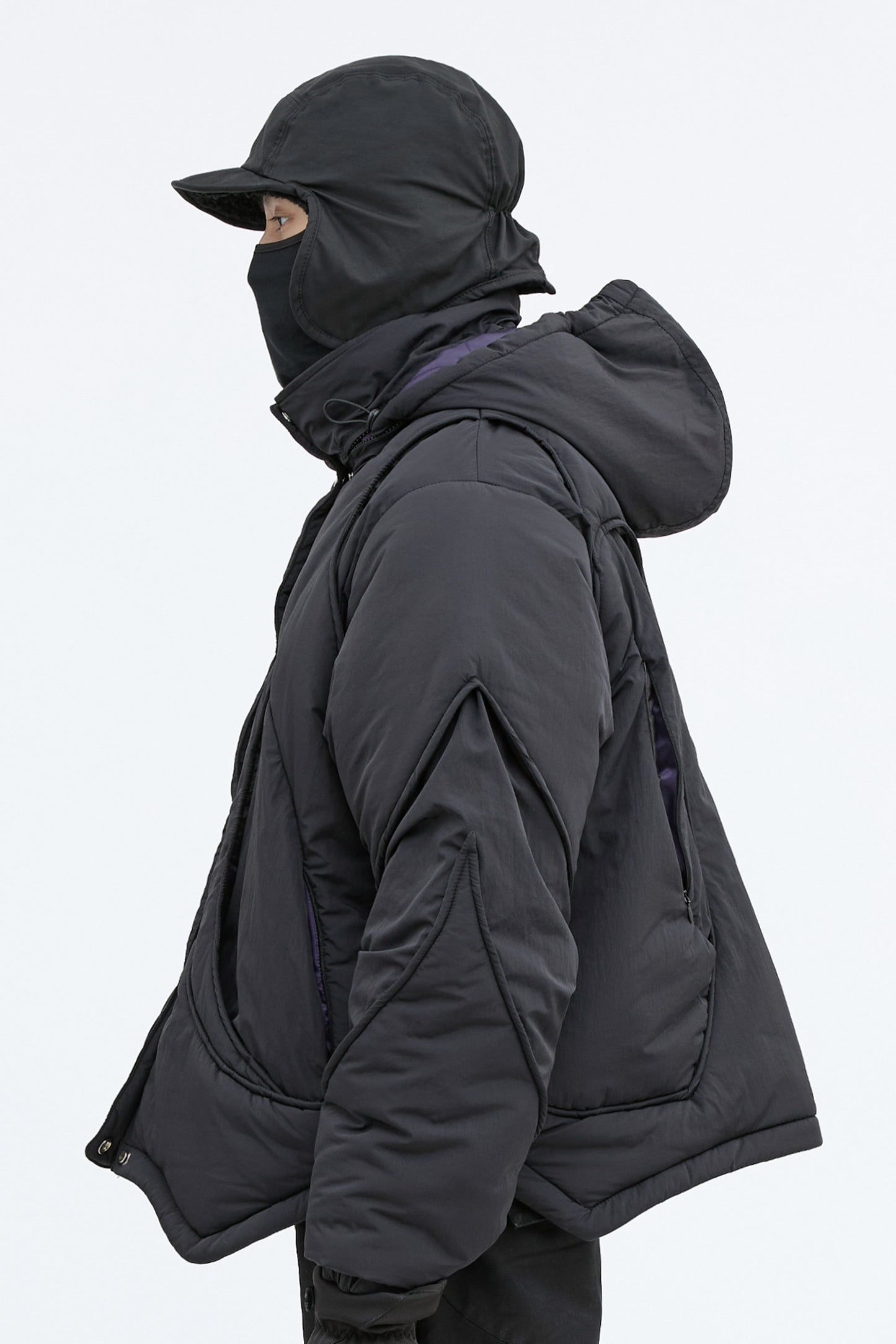 EQ-HIGH Padded Jacket - Black