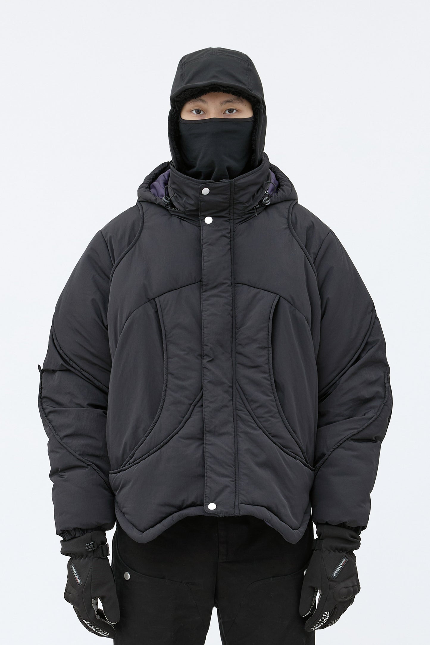 EQ-HIGH Padded Jacket - Black