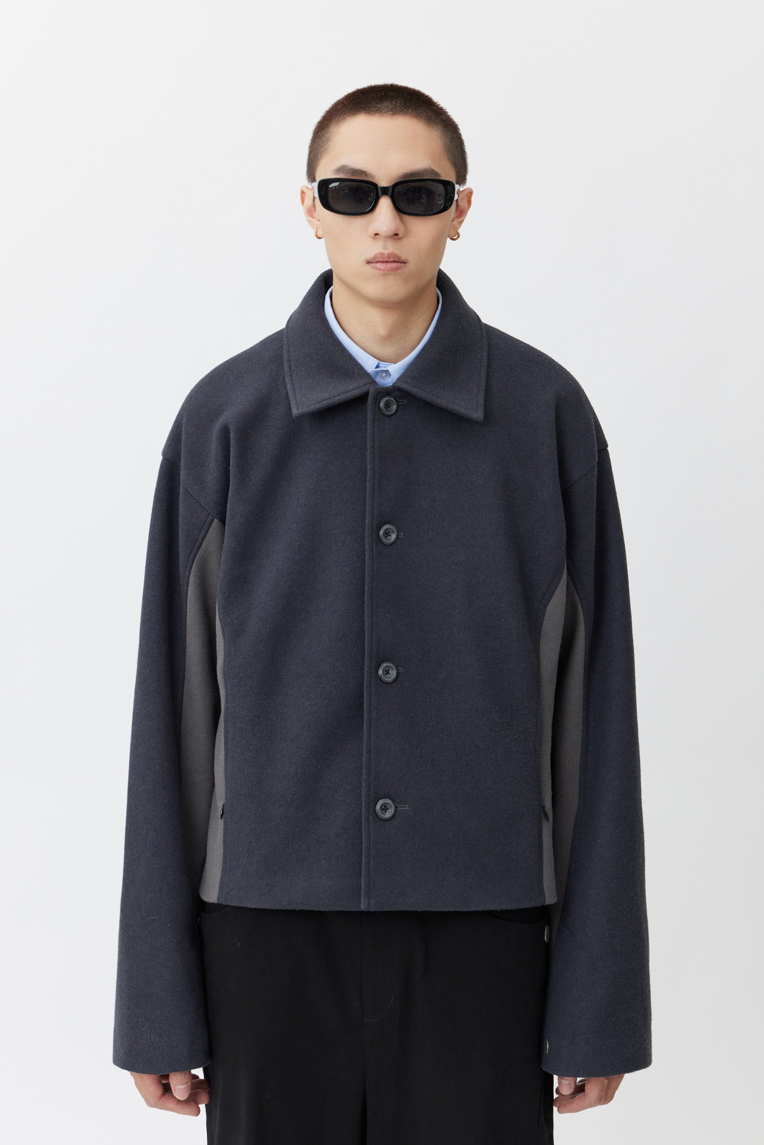 EQ-HIGH Tweed Jacket - Gray