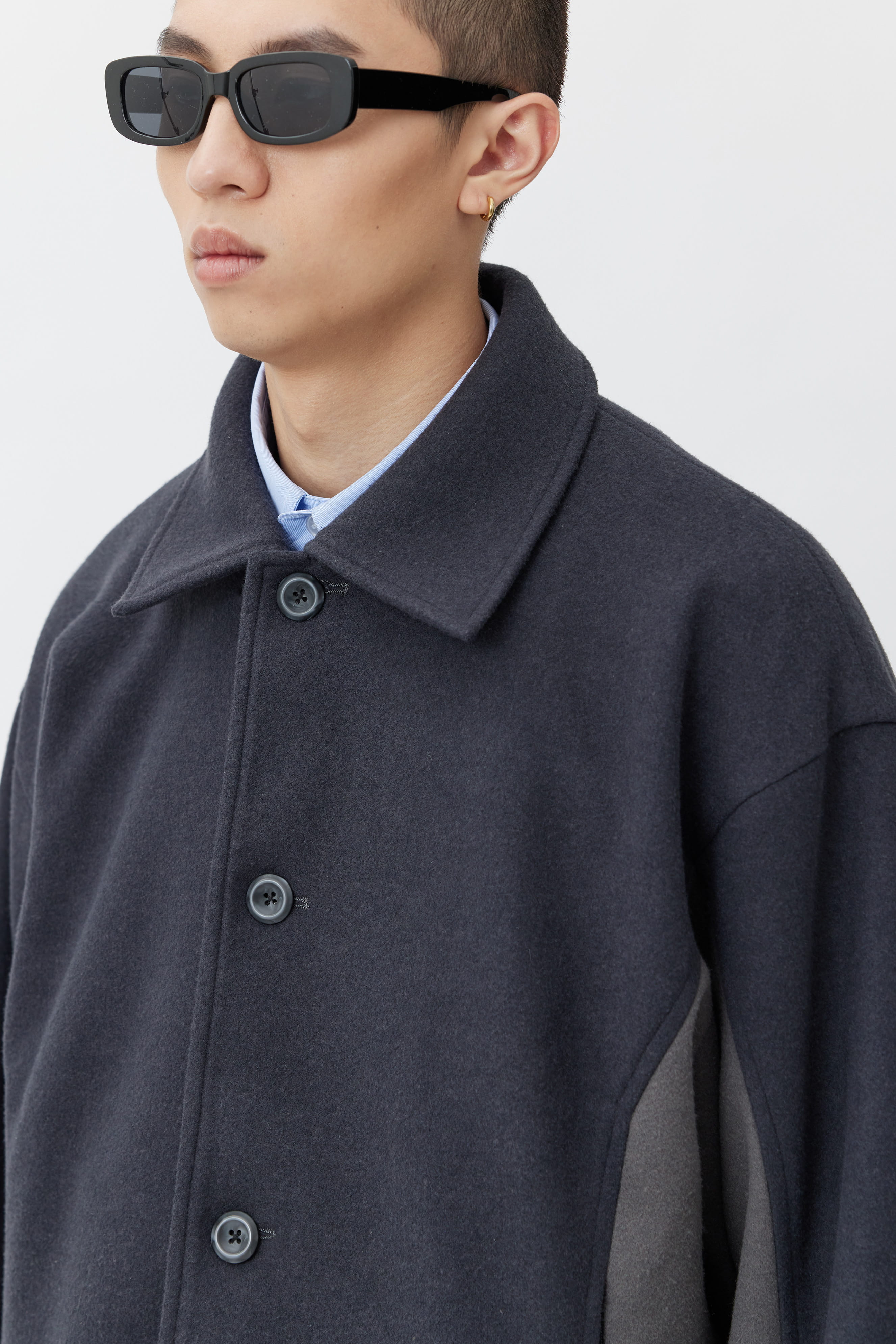 EQ-HIGH Tweed Jacket - Gray