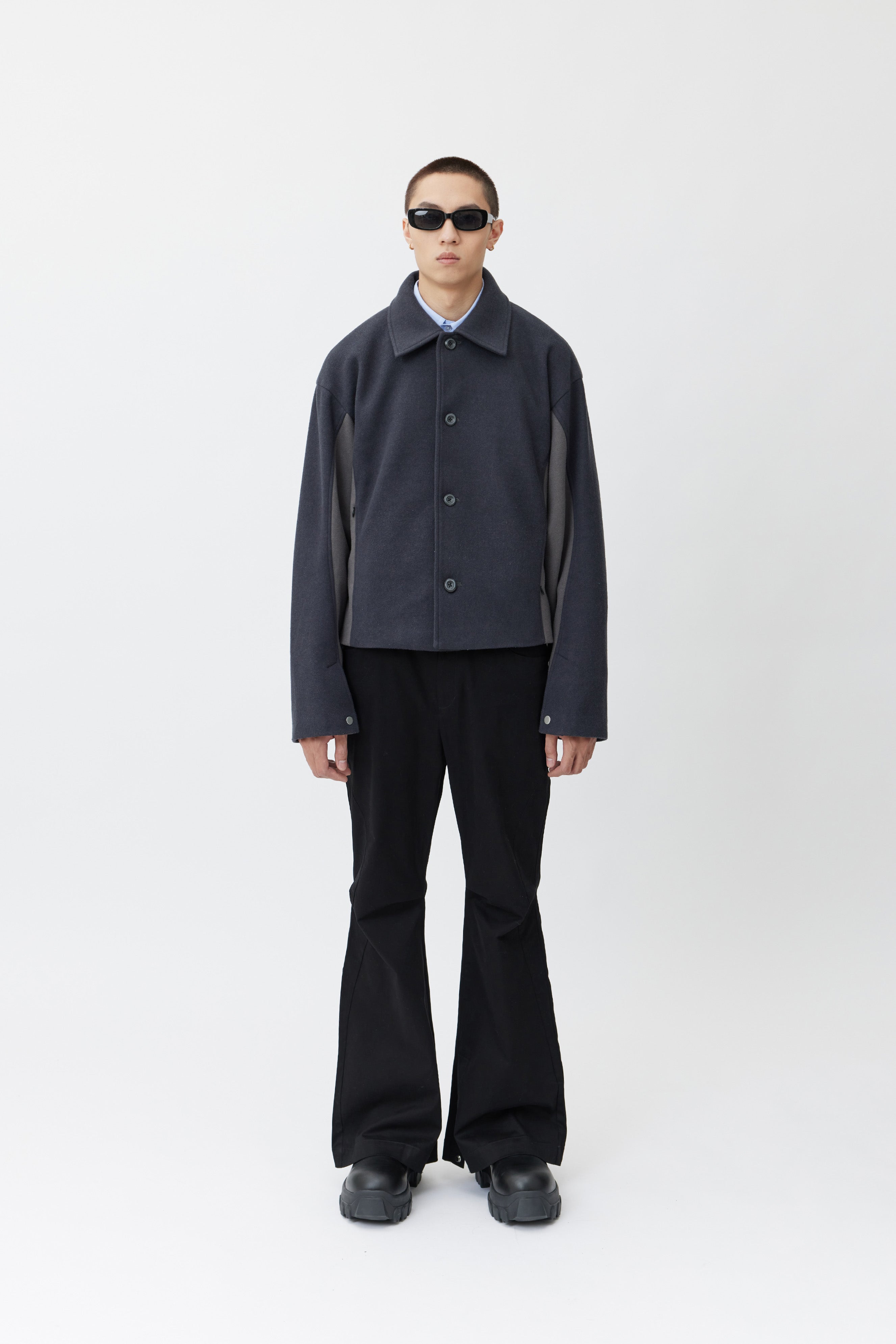 EQ-HIGH Tweed Jacket - Gray