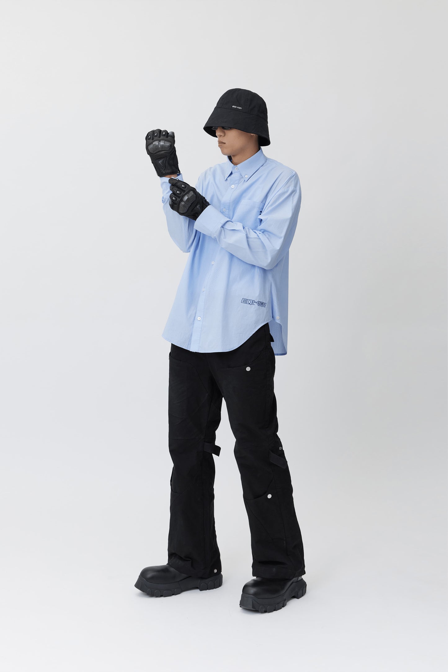 EQ-HIGH LS Shirt - Blue