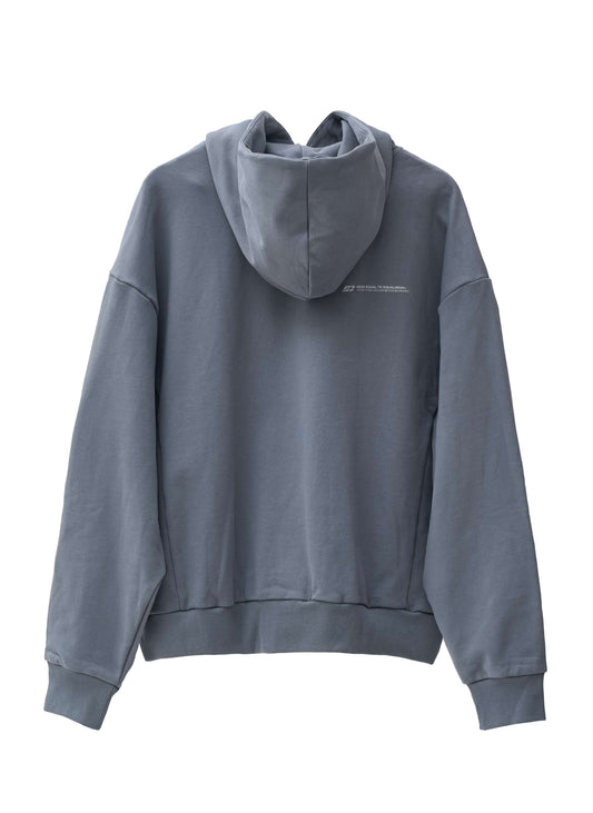 Rift Logo Hoodie - Gray Blue
