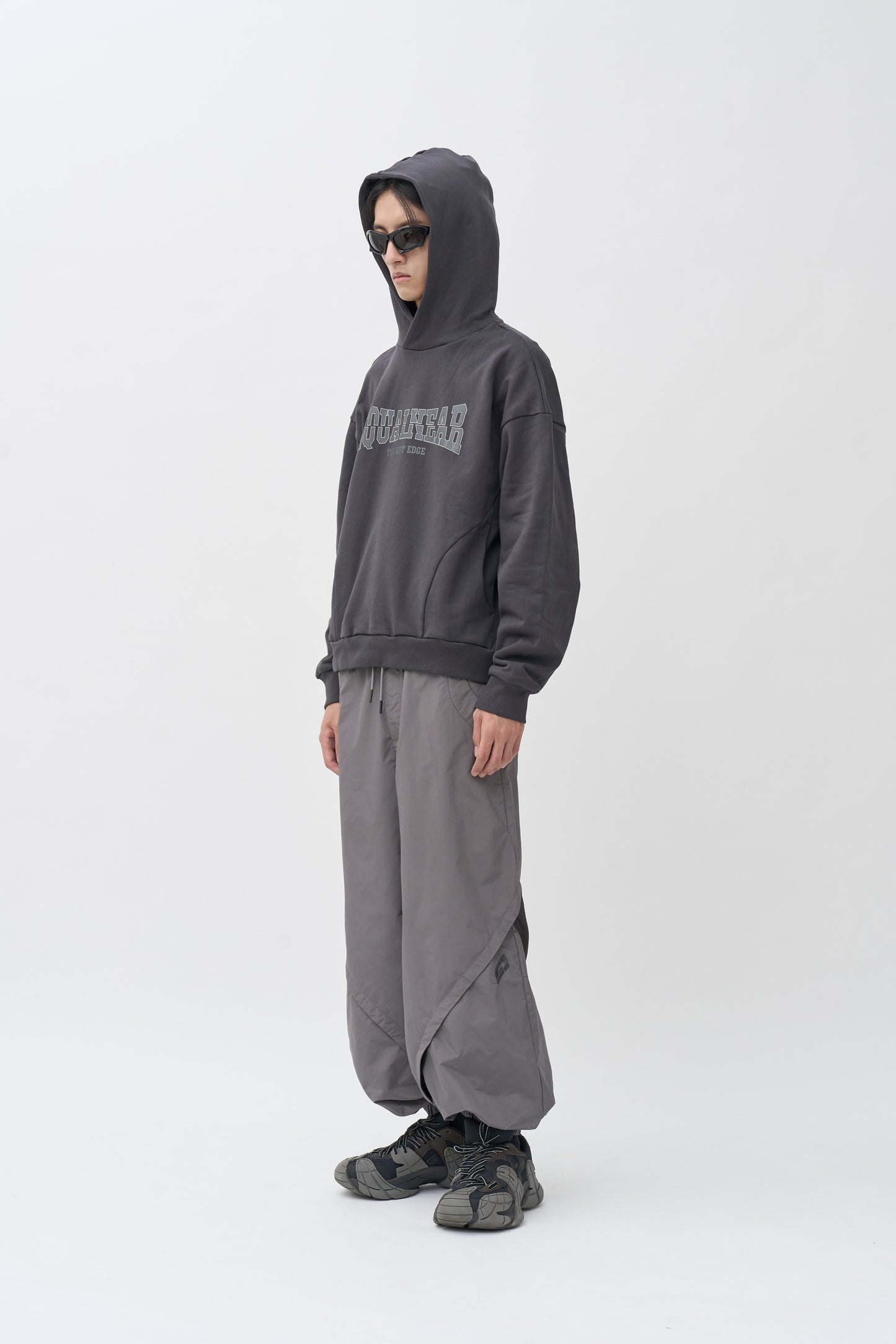 Rift Logo Hoodie - Gray