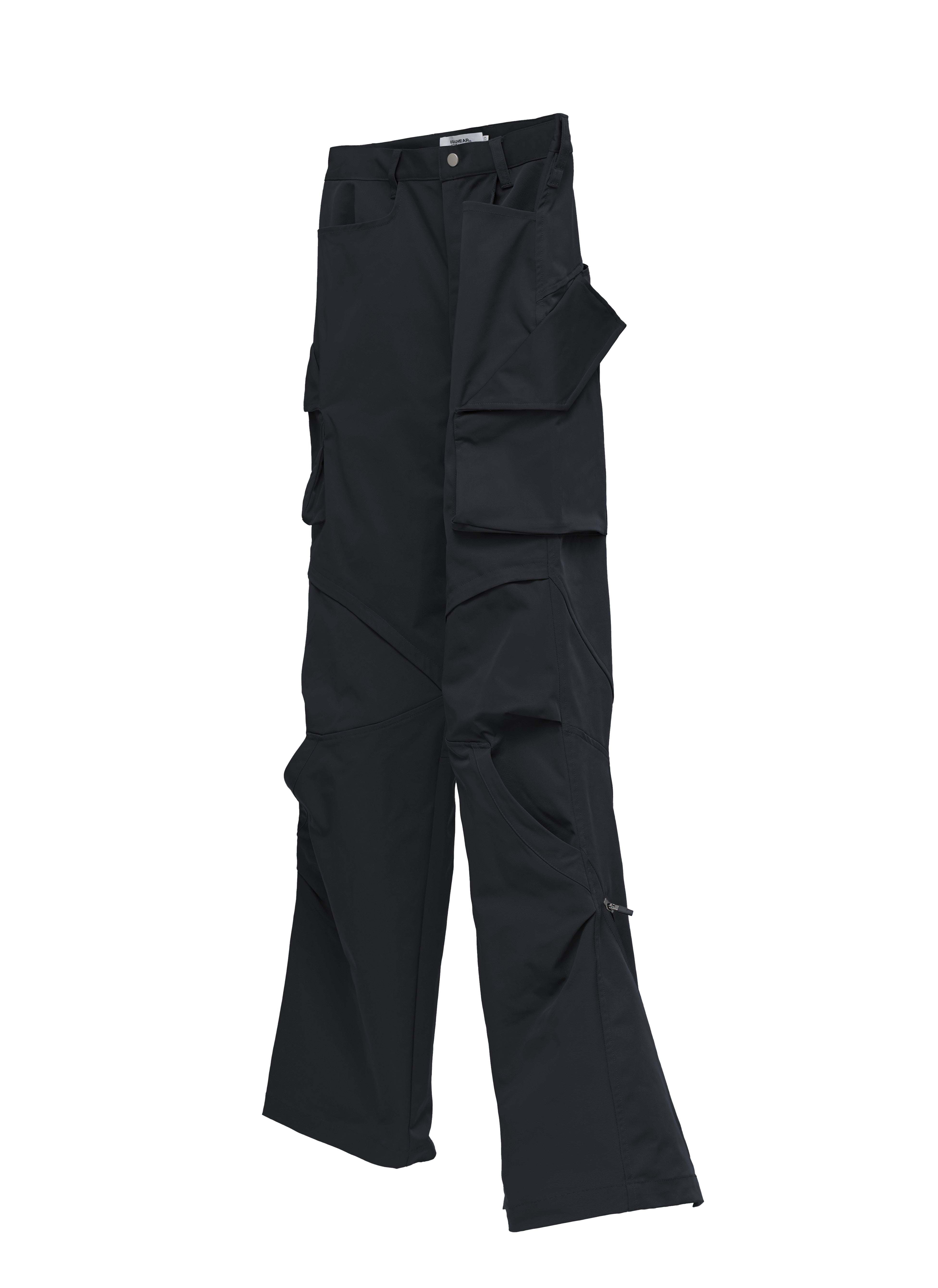Rift Zip Cargo Pants - Black