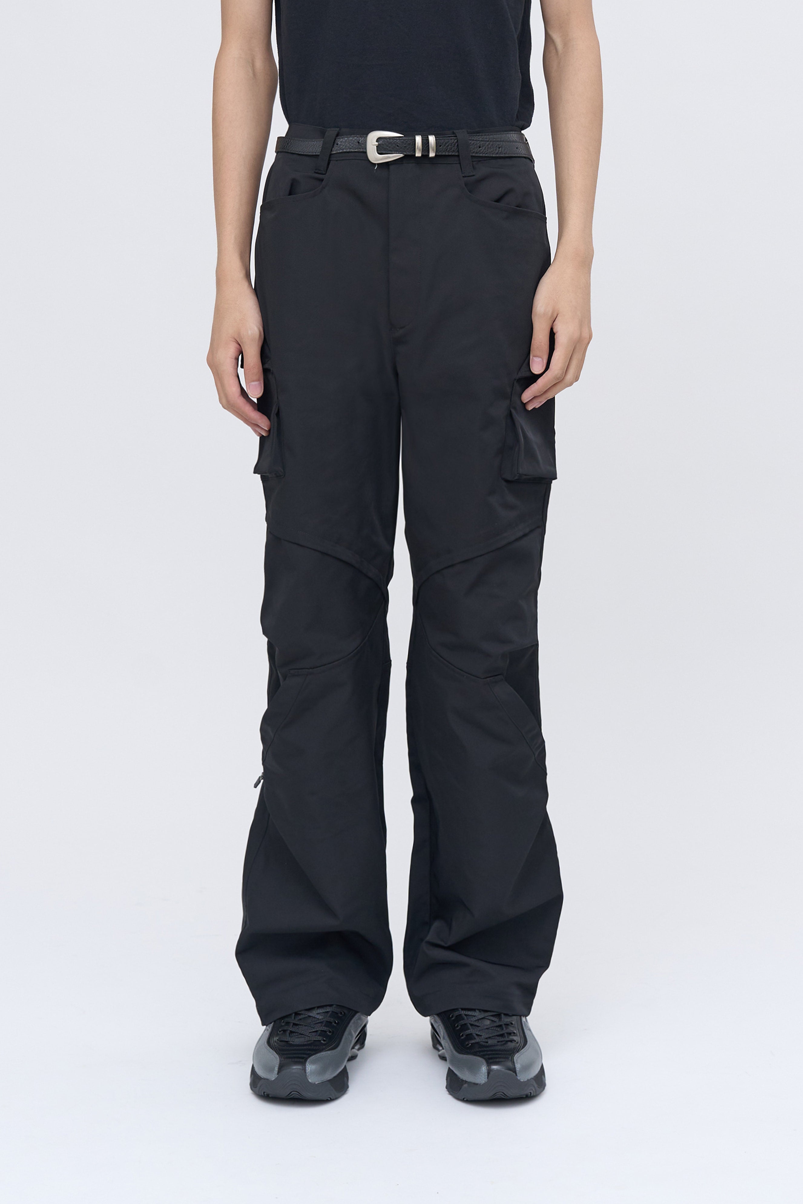 Rift Zip Cargo Pants - Black