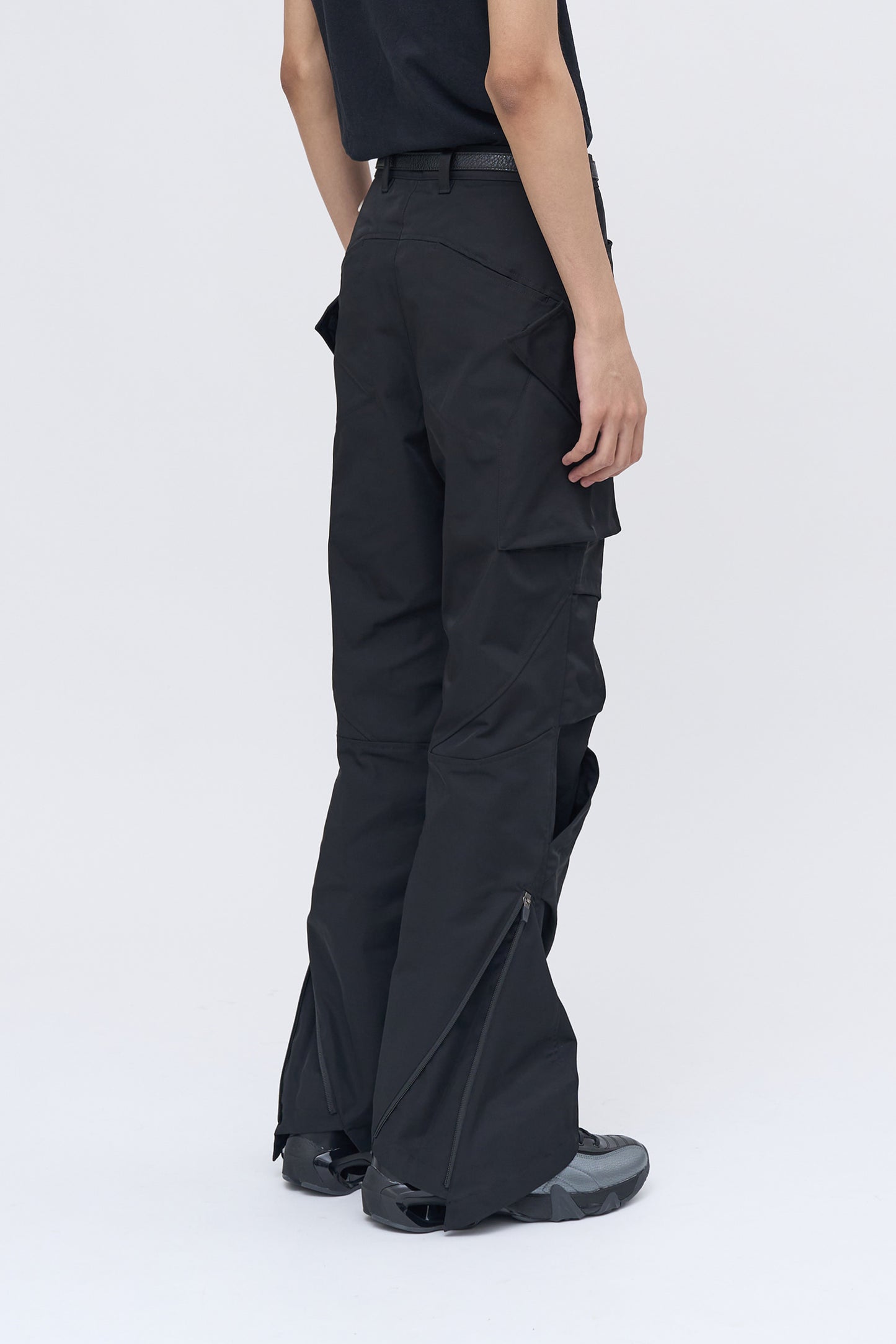 Rift Zip Cargo Pants - Black
