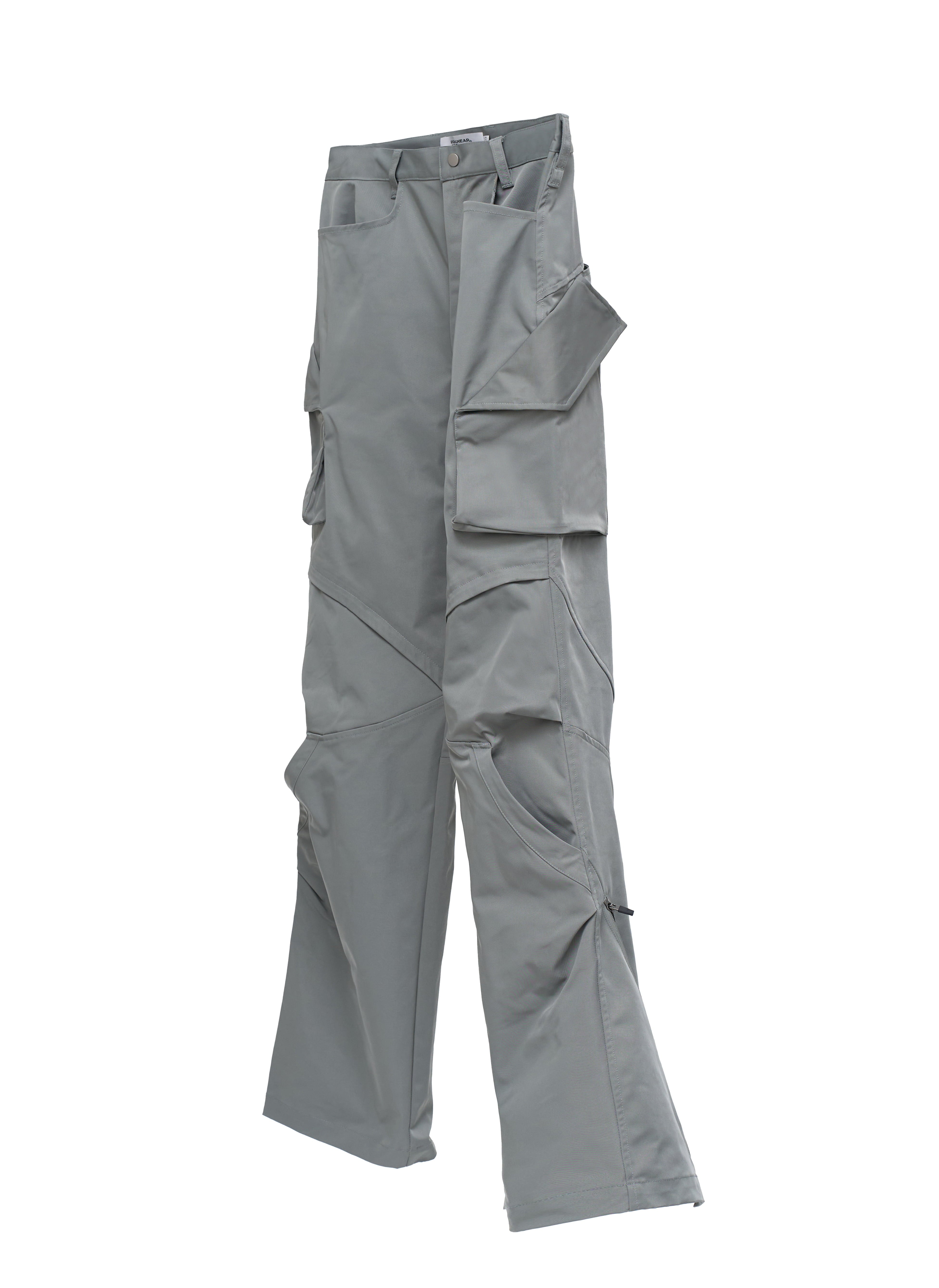 Rift Zip Cargo Pants - Gray Green