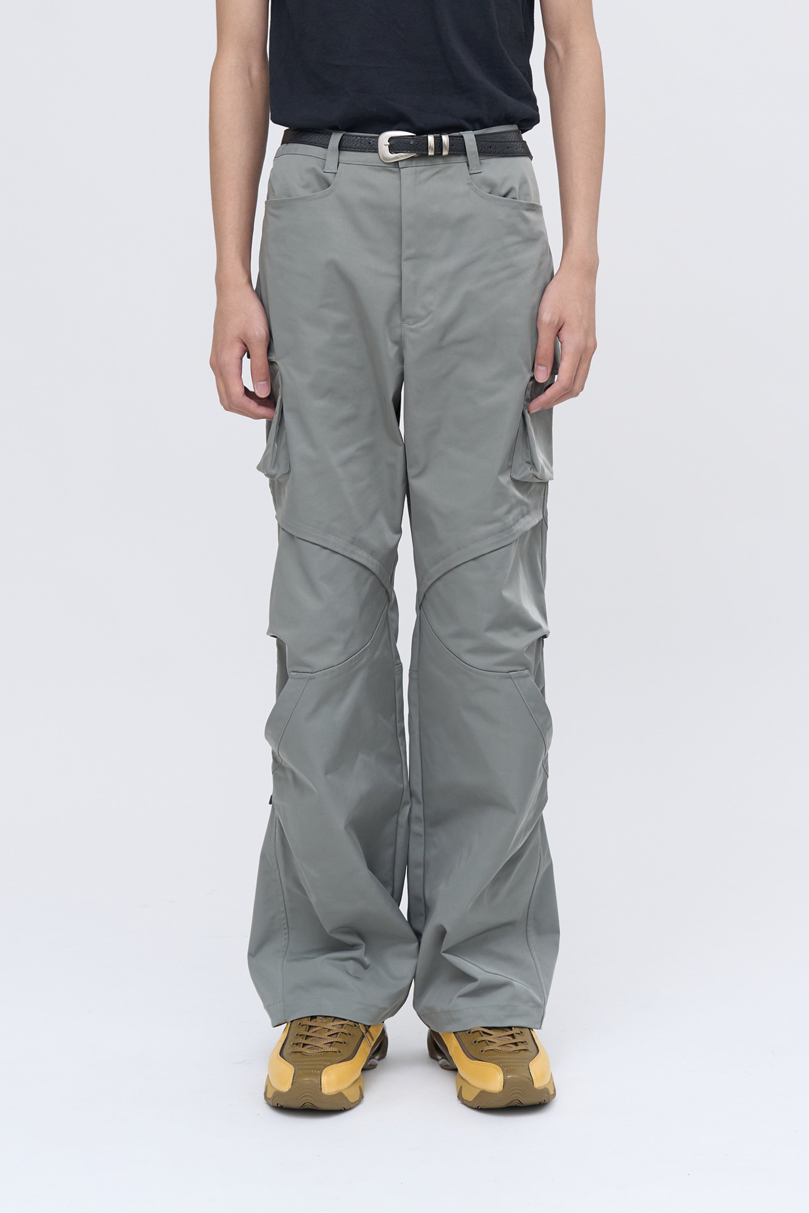 Rift Zip Cargo Pants - Gray Green