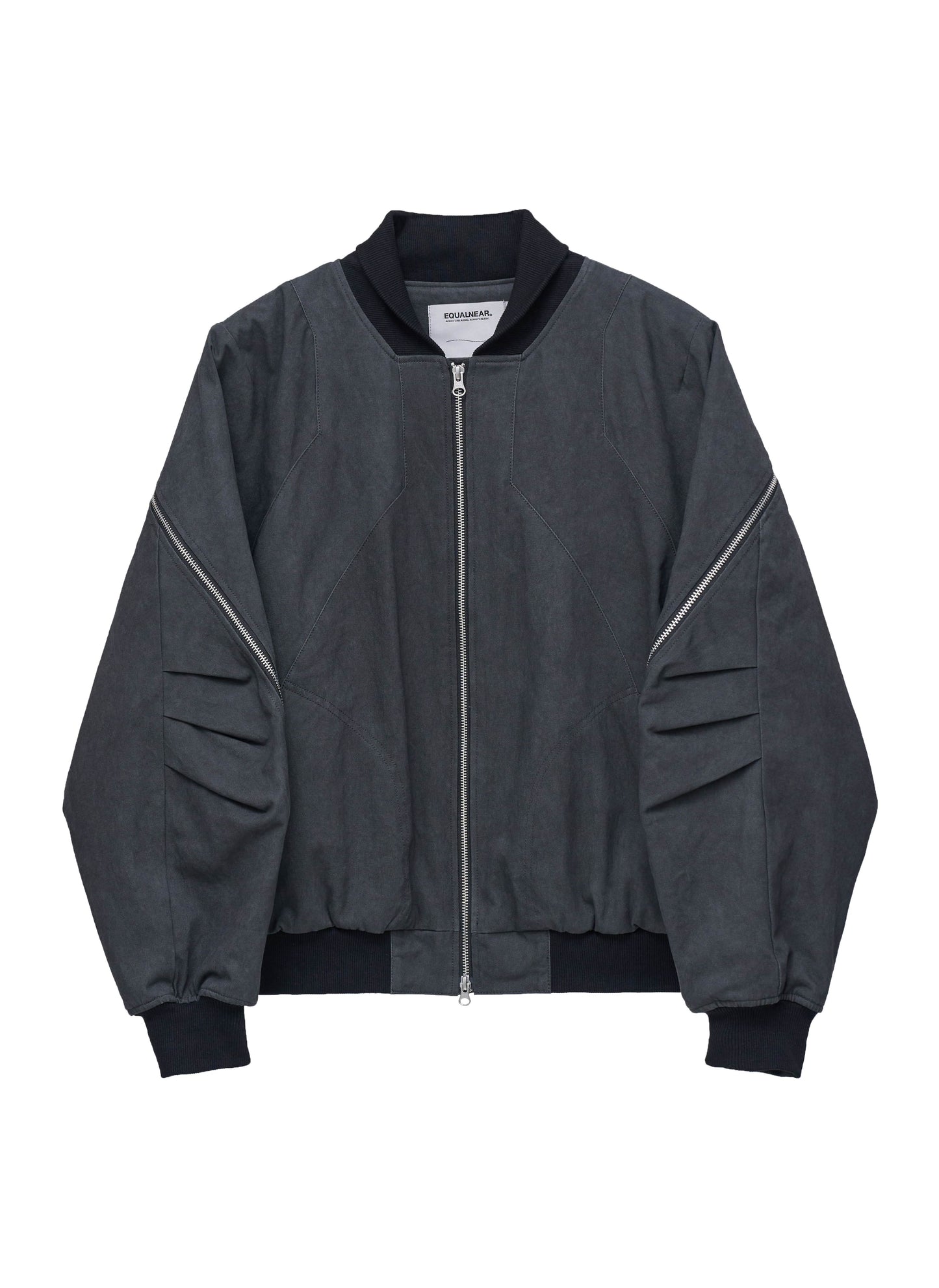 Rift Zip Bomber Jacket - Gray