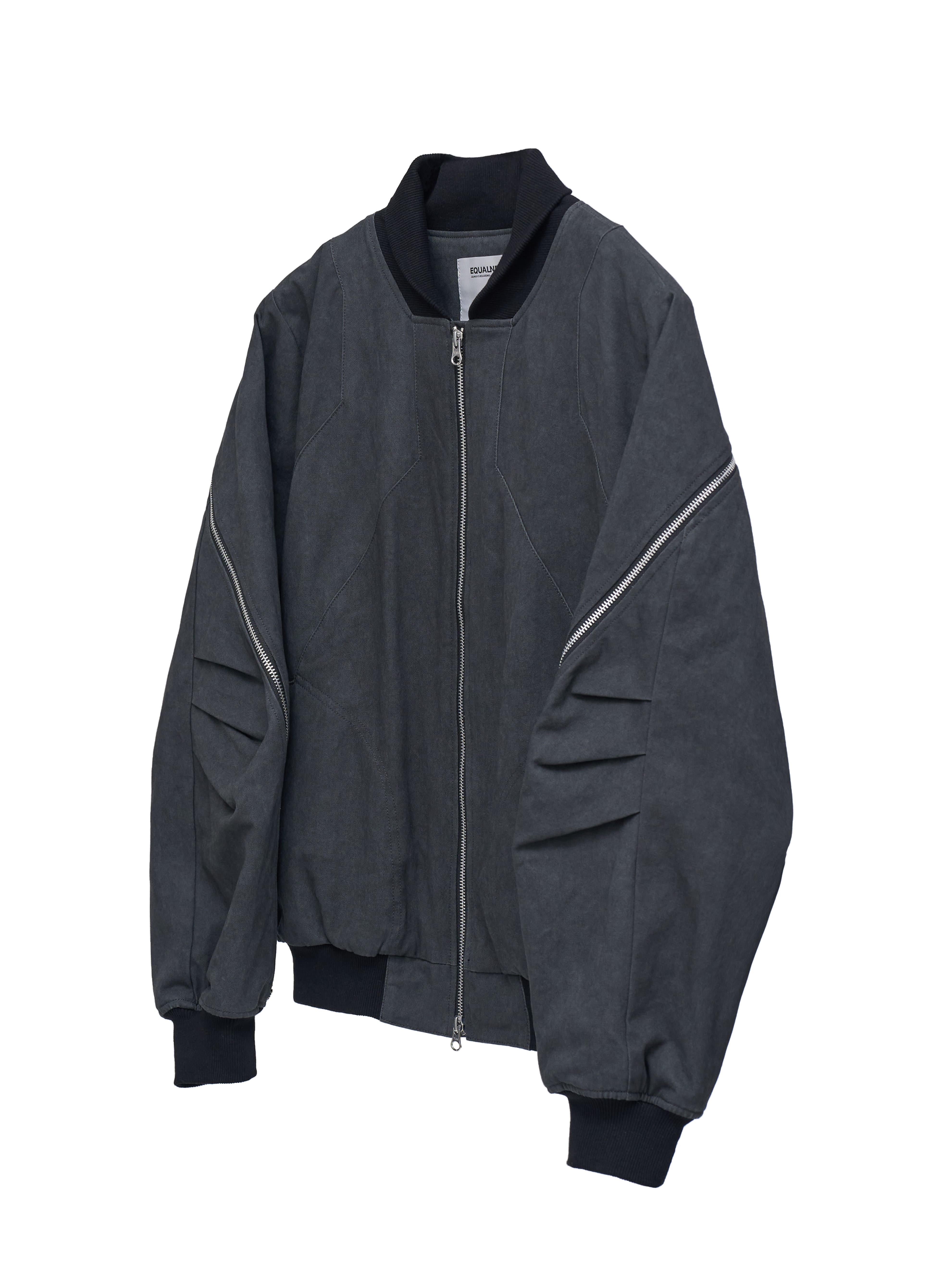 Rift Zip Bomber Jacket - Gray