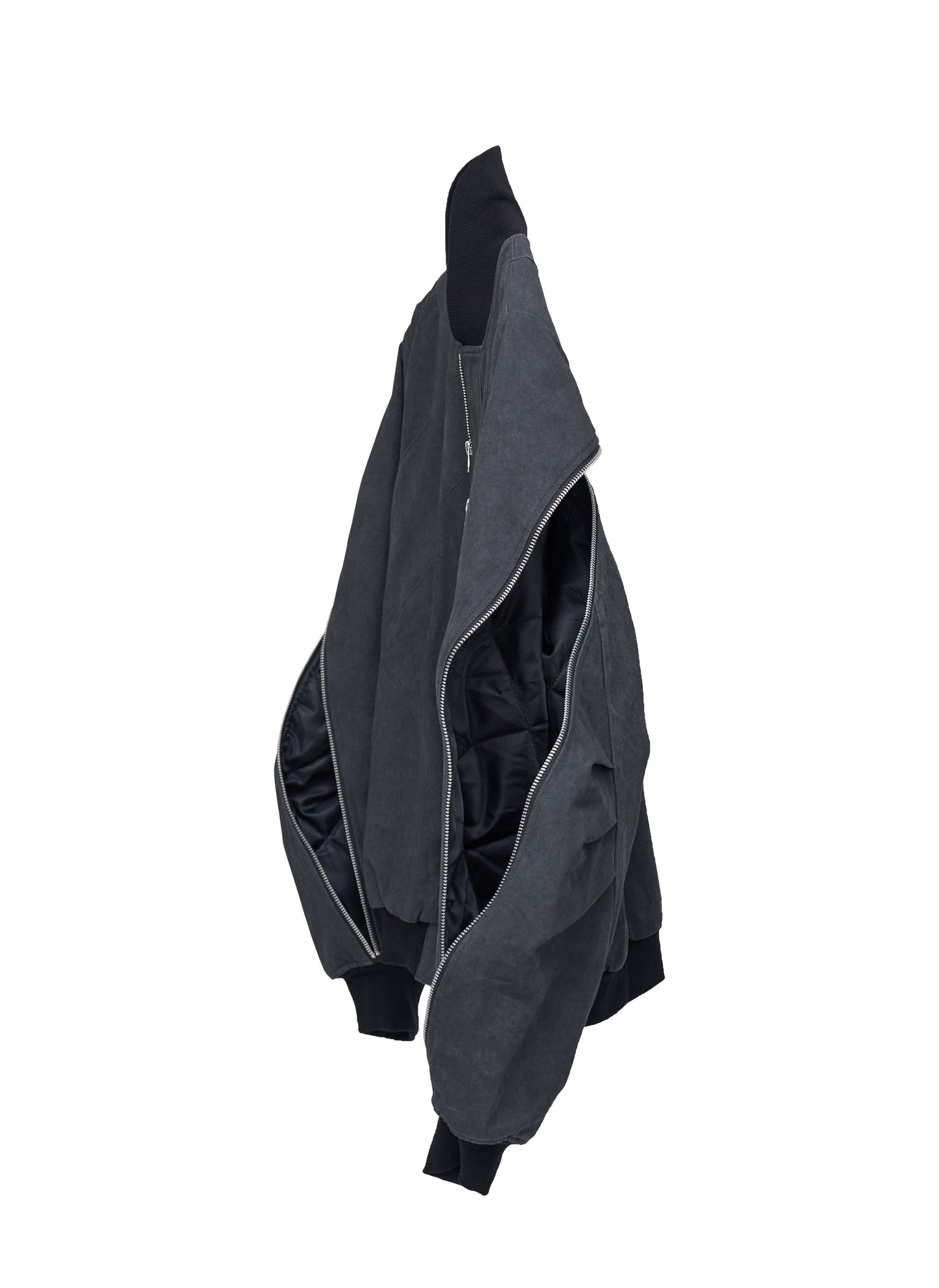 Rift Zip Bomber Jacket - Gray