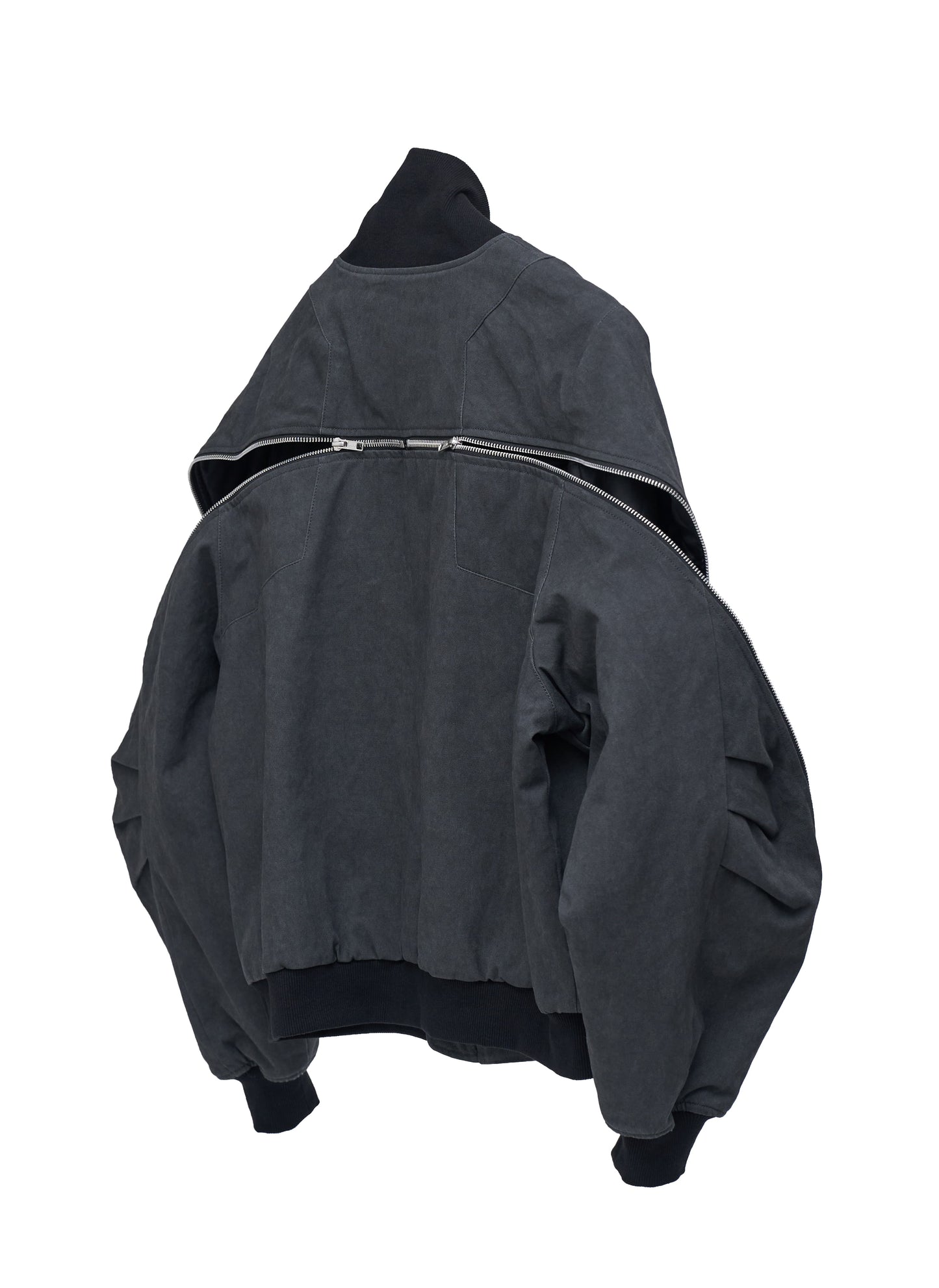 Rift Zip Bomber Jacket - Gray