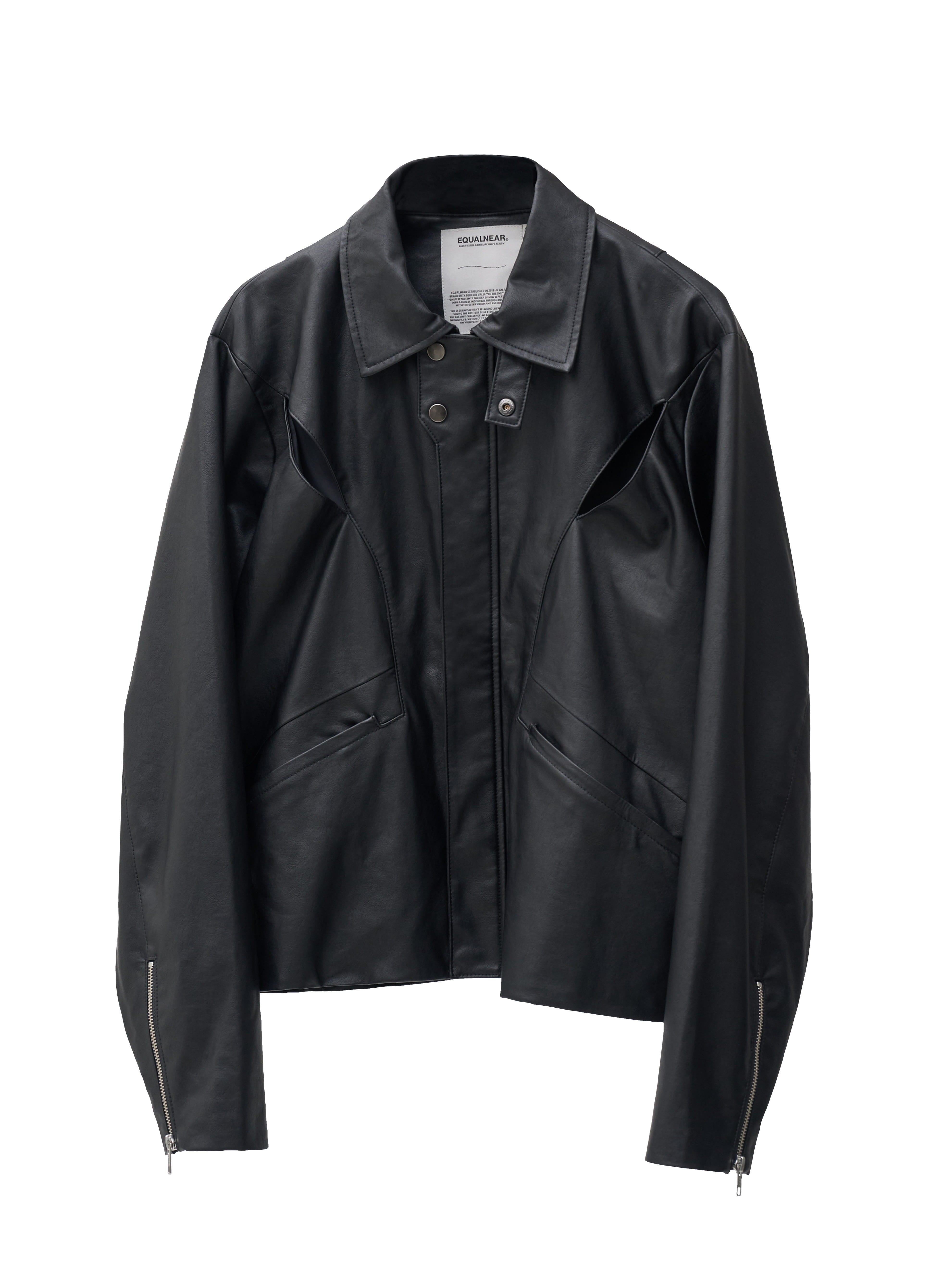 Rift Leather Jacket - Black