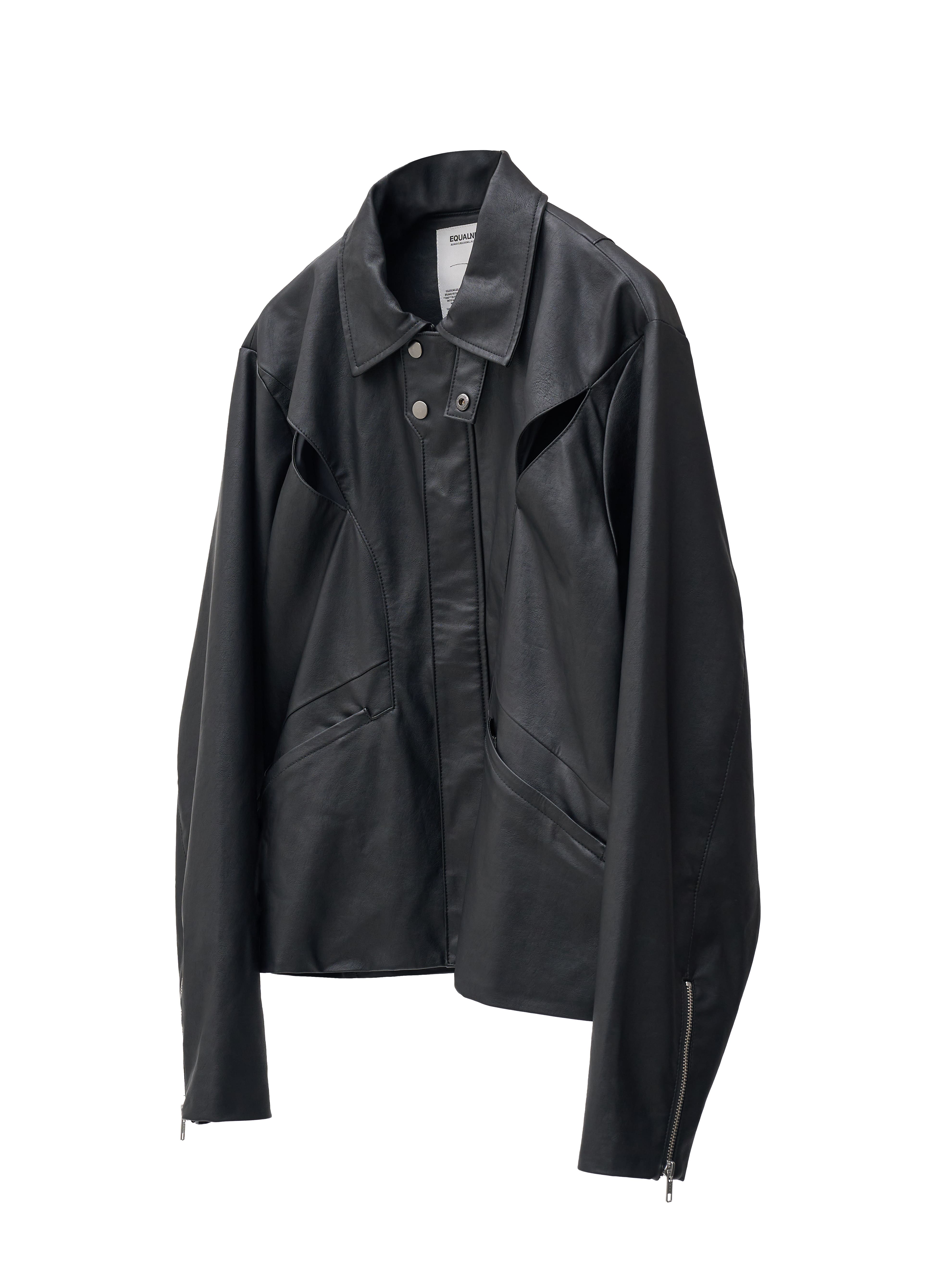 Rift Leather Jacket - Black