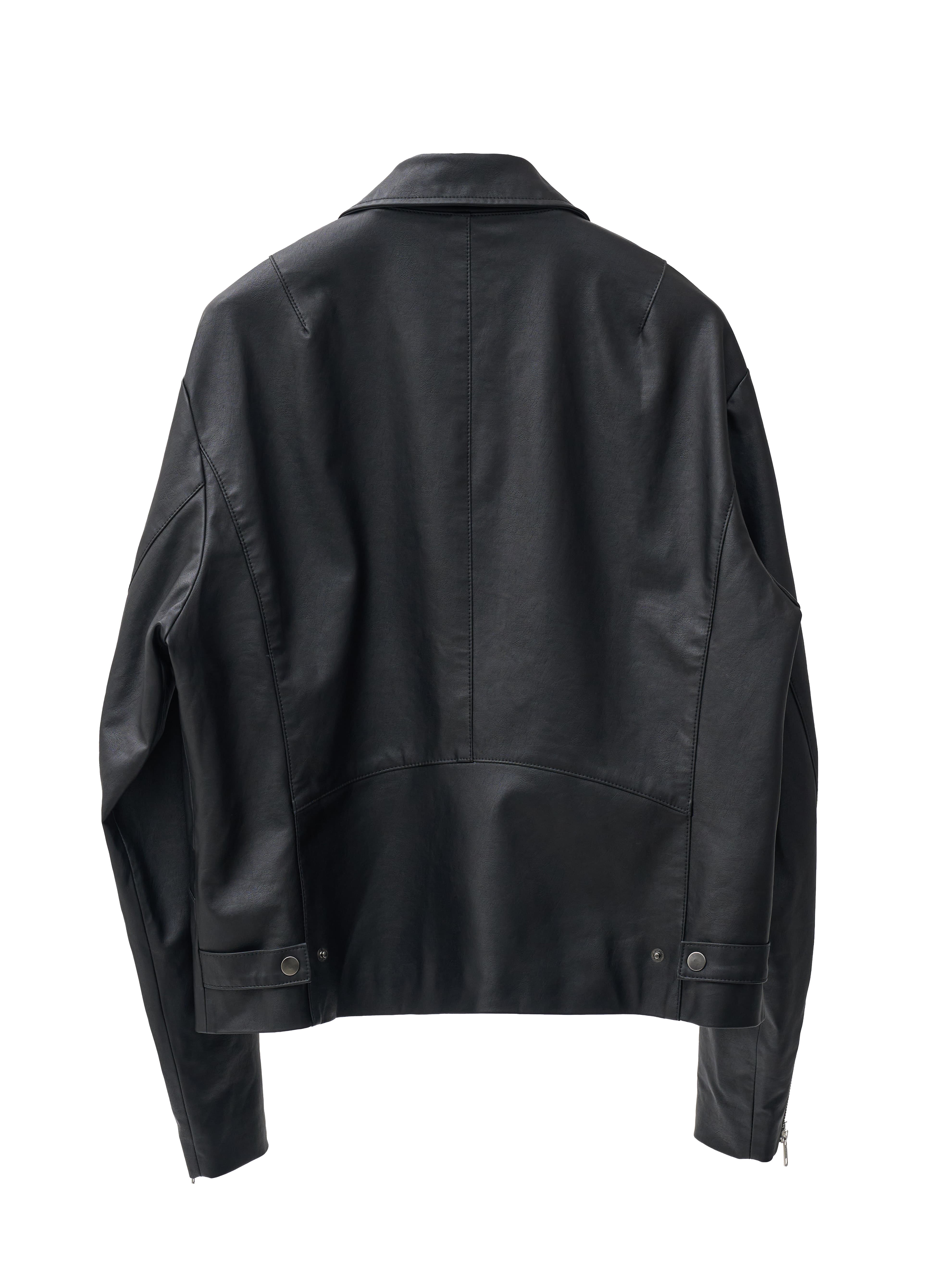 Rift Leather Jacket - Black