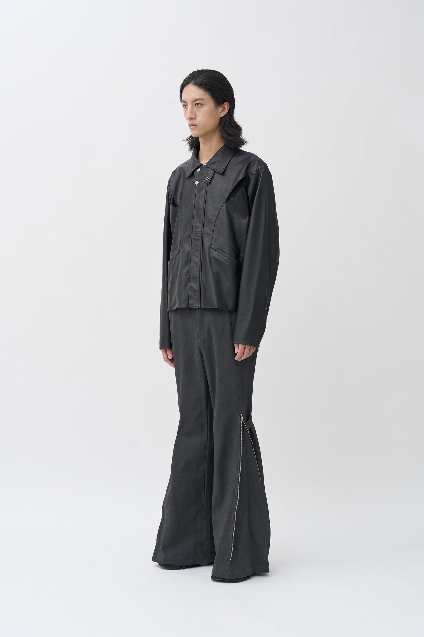 Rift Leather Jacket - Black