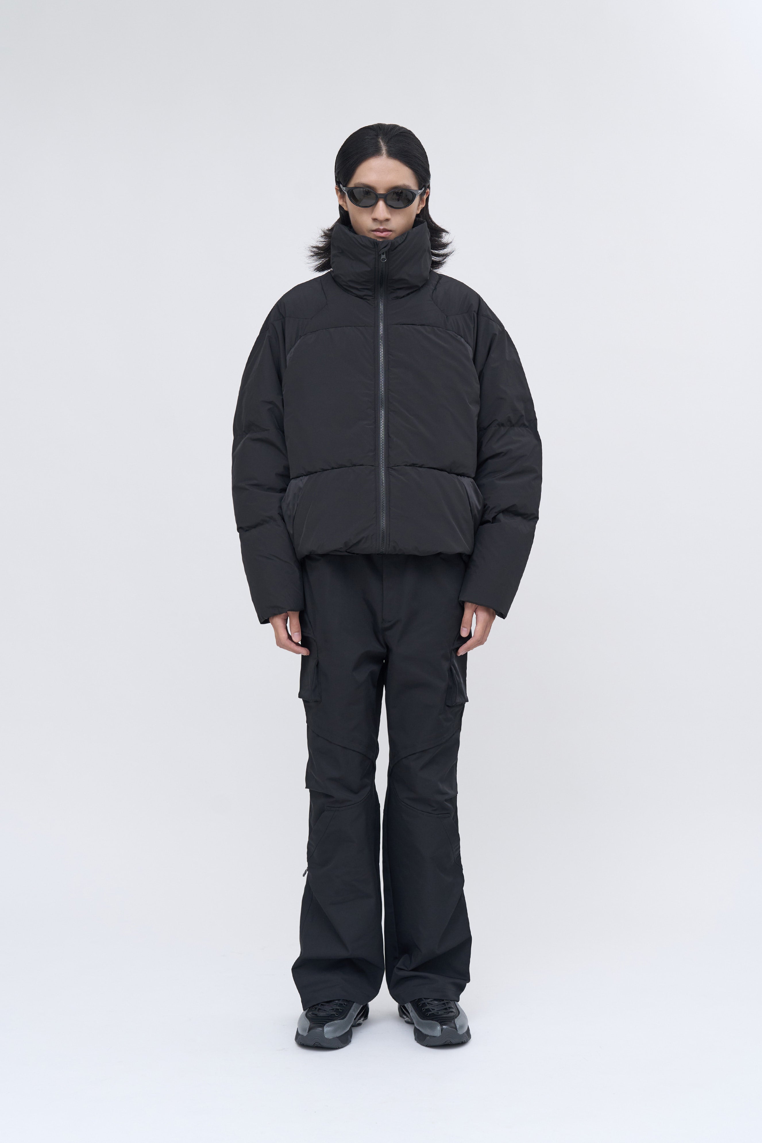 Rift Armor Puffer Jacket - Black