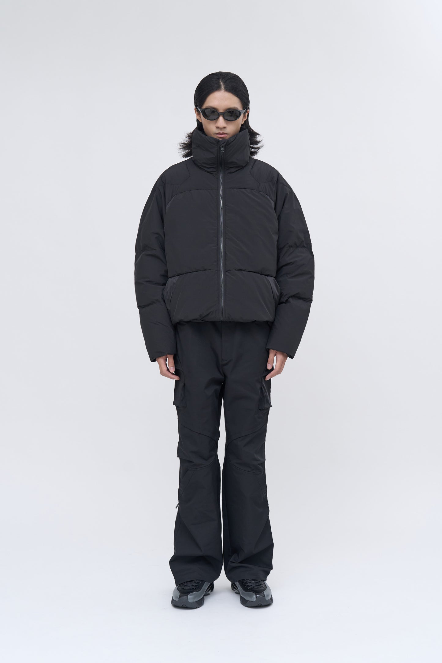 Rift Armor Puffer Jacket - Black