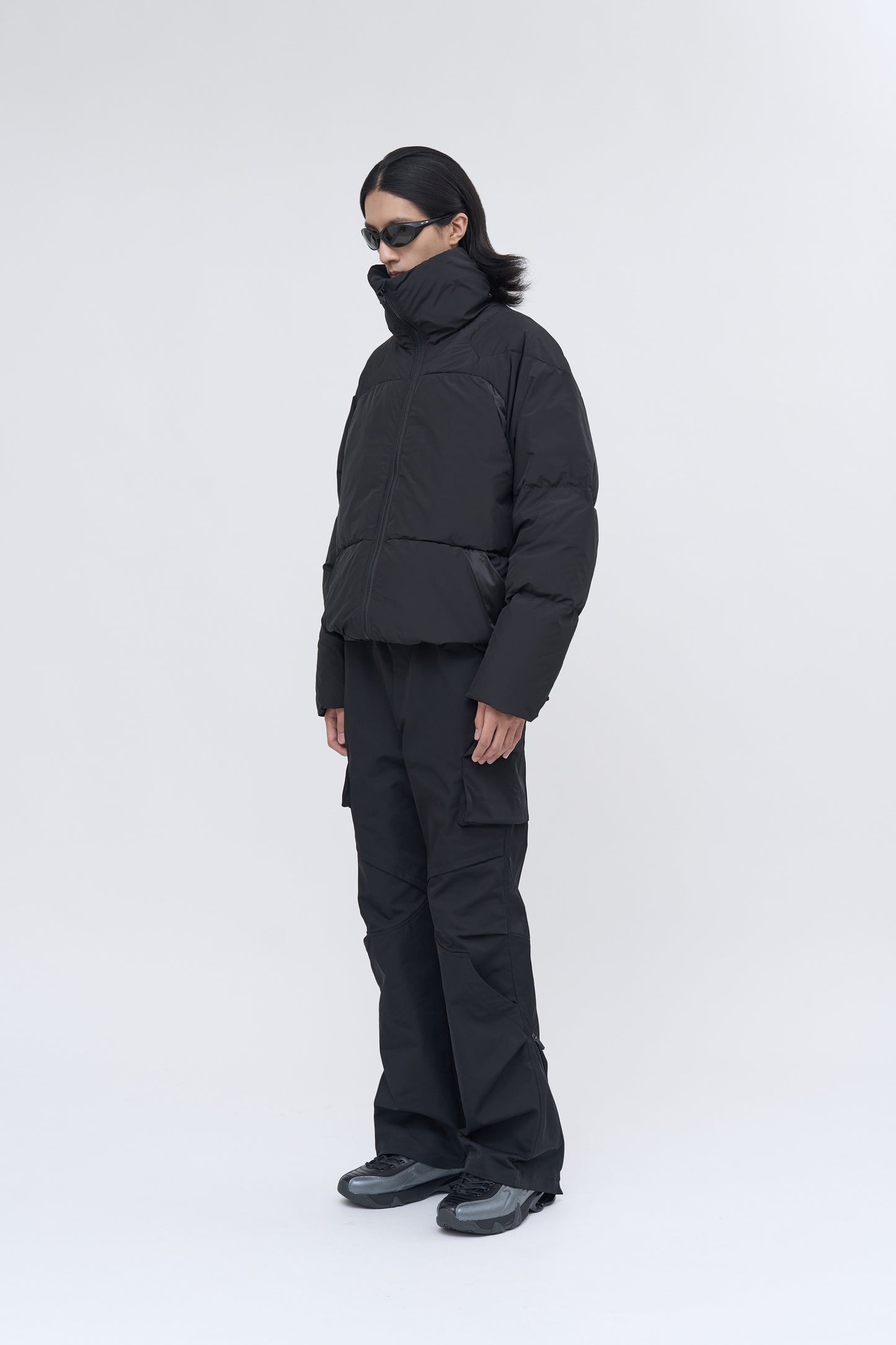 Rift Armor Puffer Jacket - Black