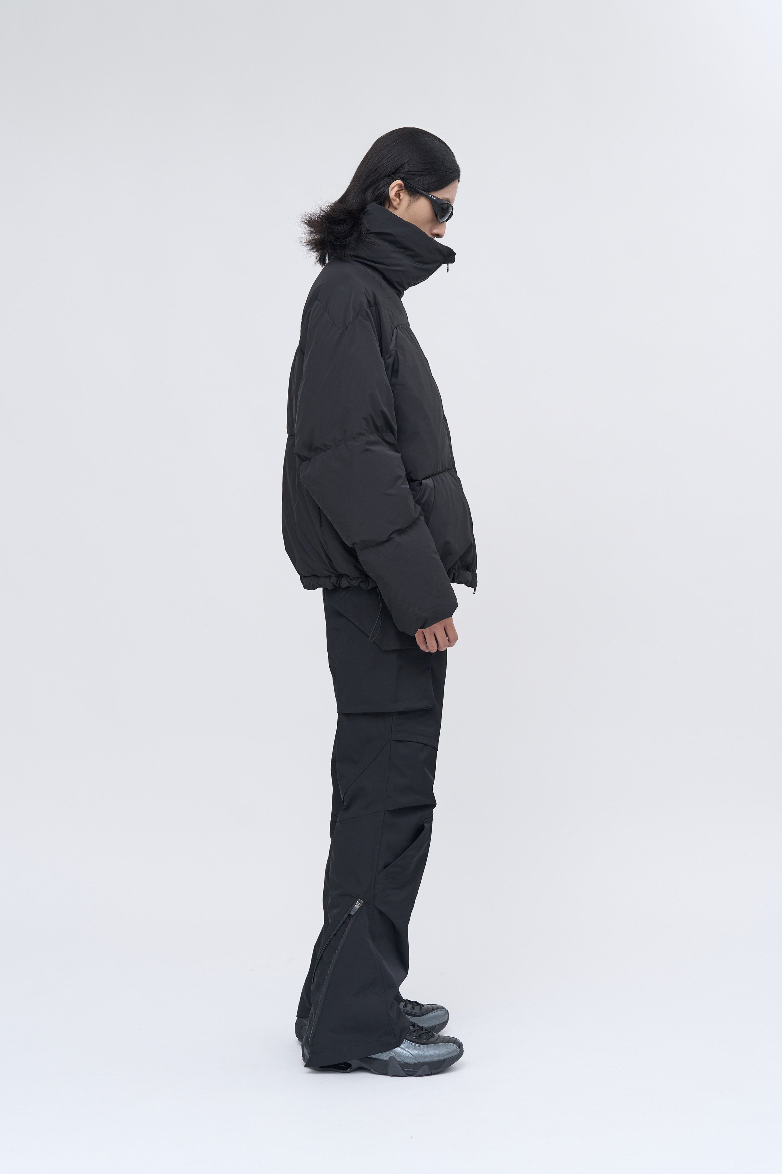 Rift Armor Puffer Jacket - Black