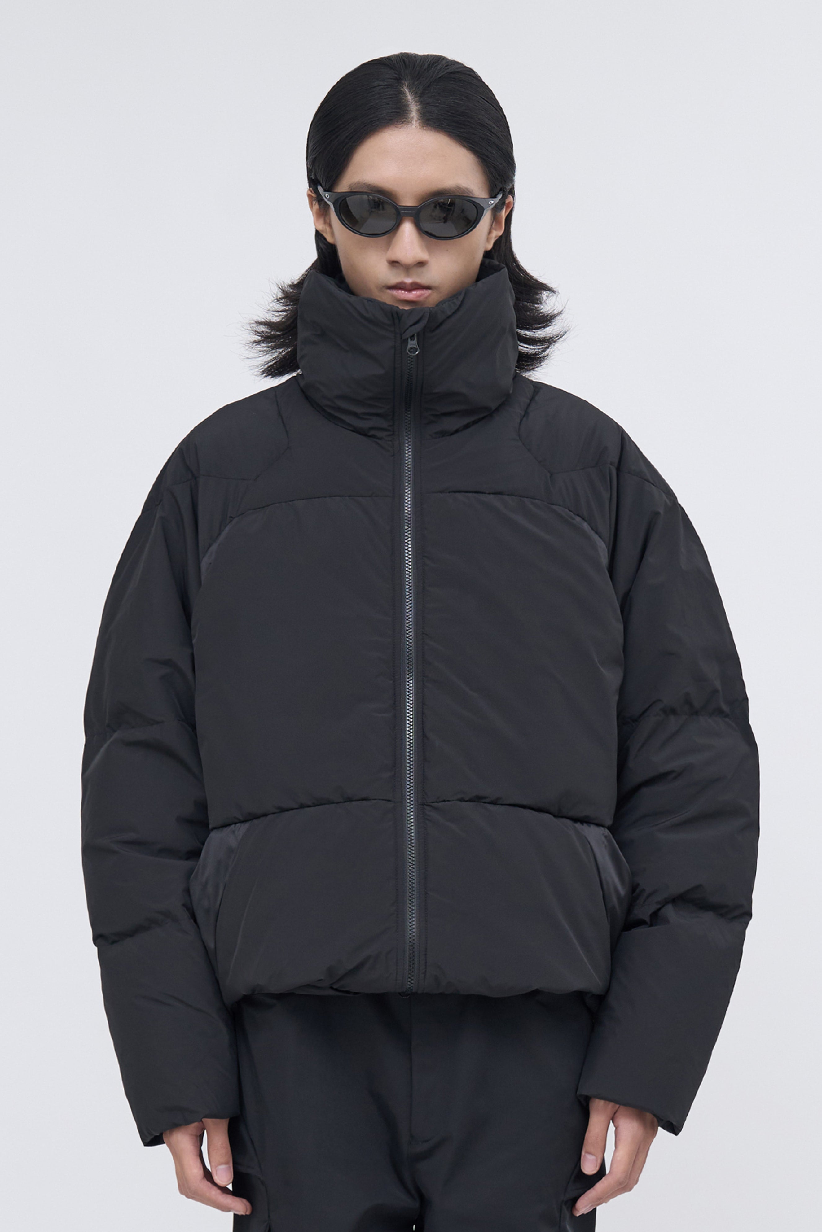 Rift Armor Puffer Jacket - Black