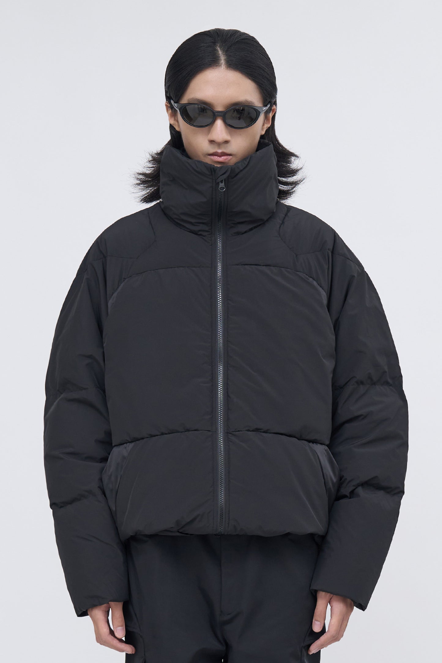 Rift Armor Puffer Jacket - Black