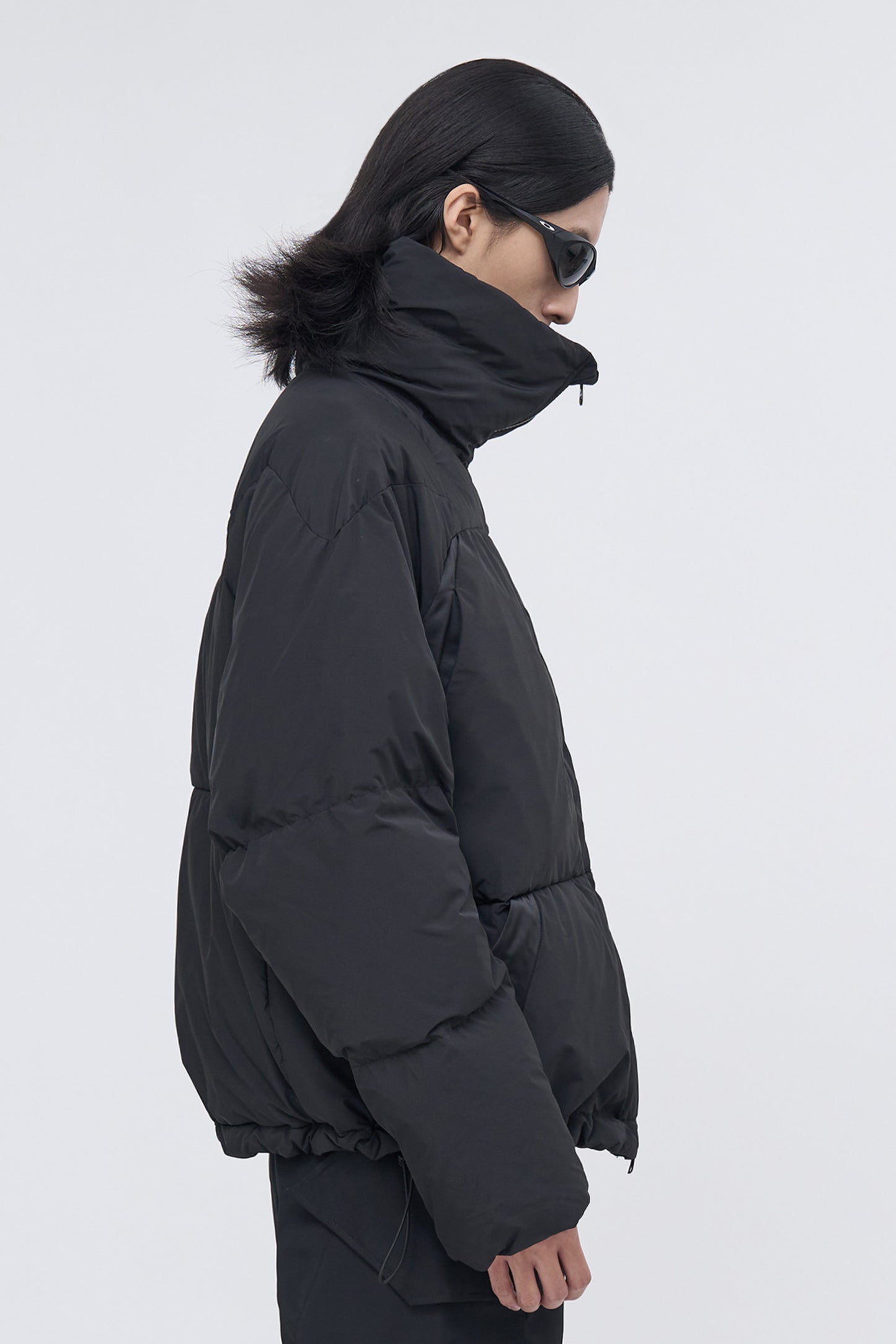 Rift Armor Puffer Jacket - Black
