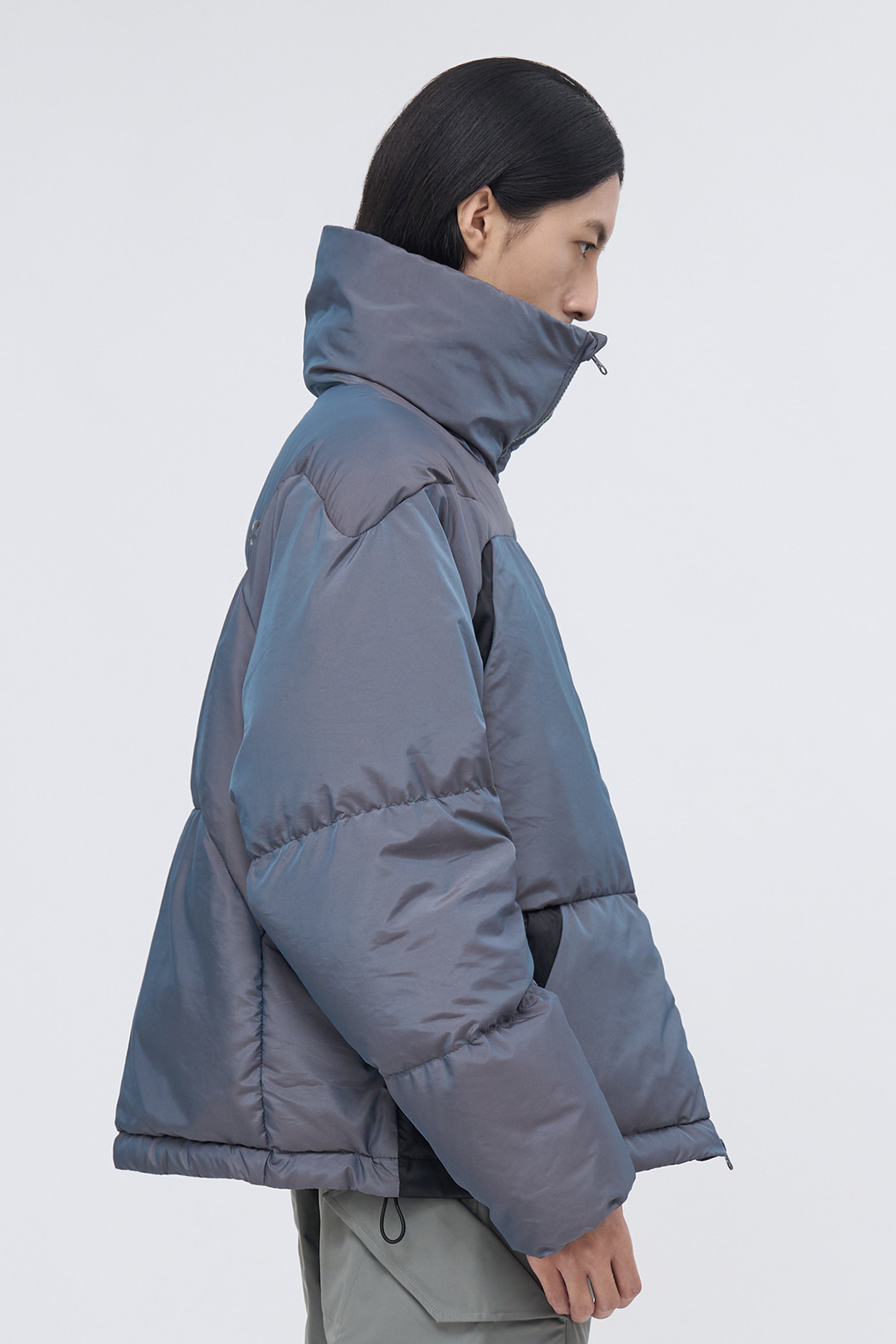 Rift Armor Puffer Jacket - Ghost Gray