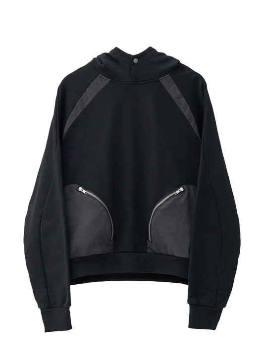 Rift Zip Pocket Hoodie - Black