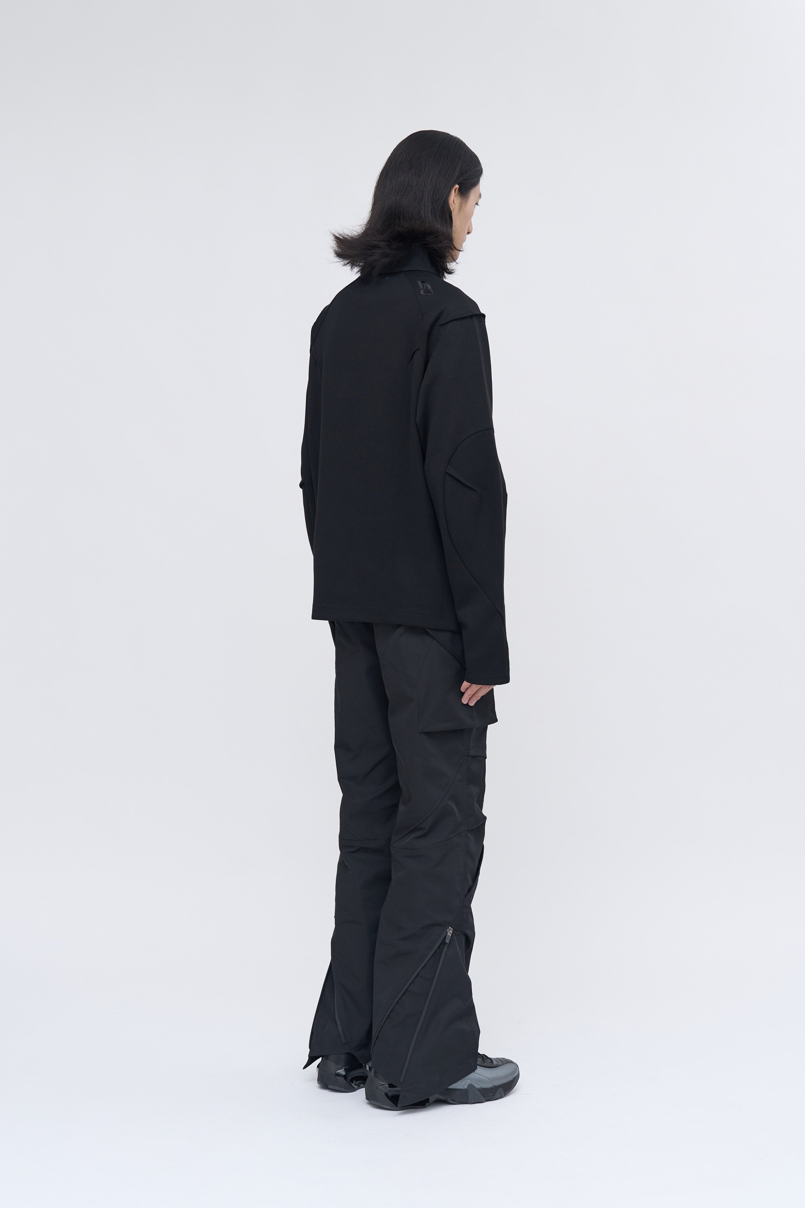 Rift Zip T-neck - Black