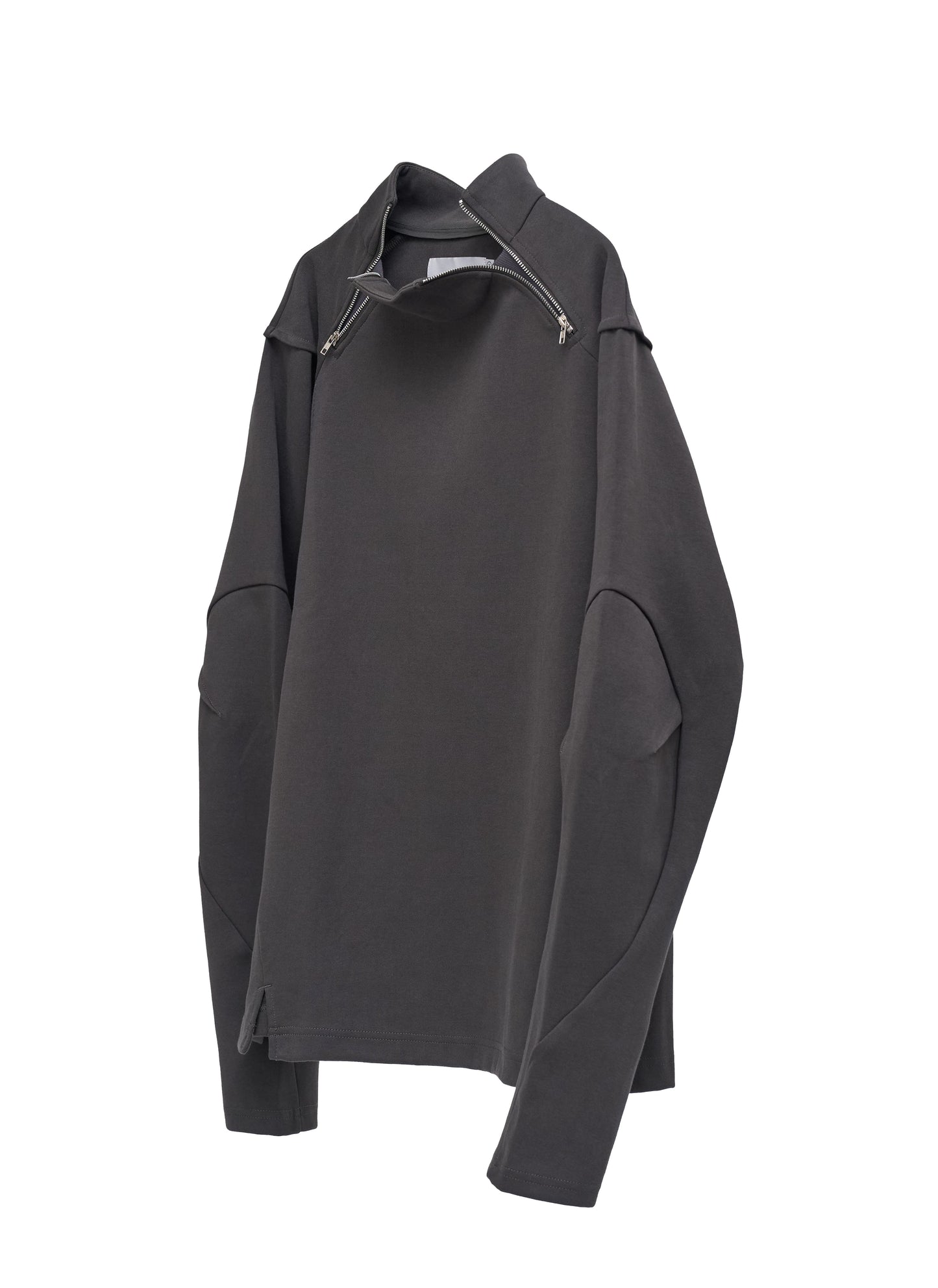 Rift Zip T-neck - Gray