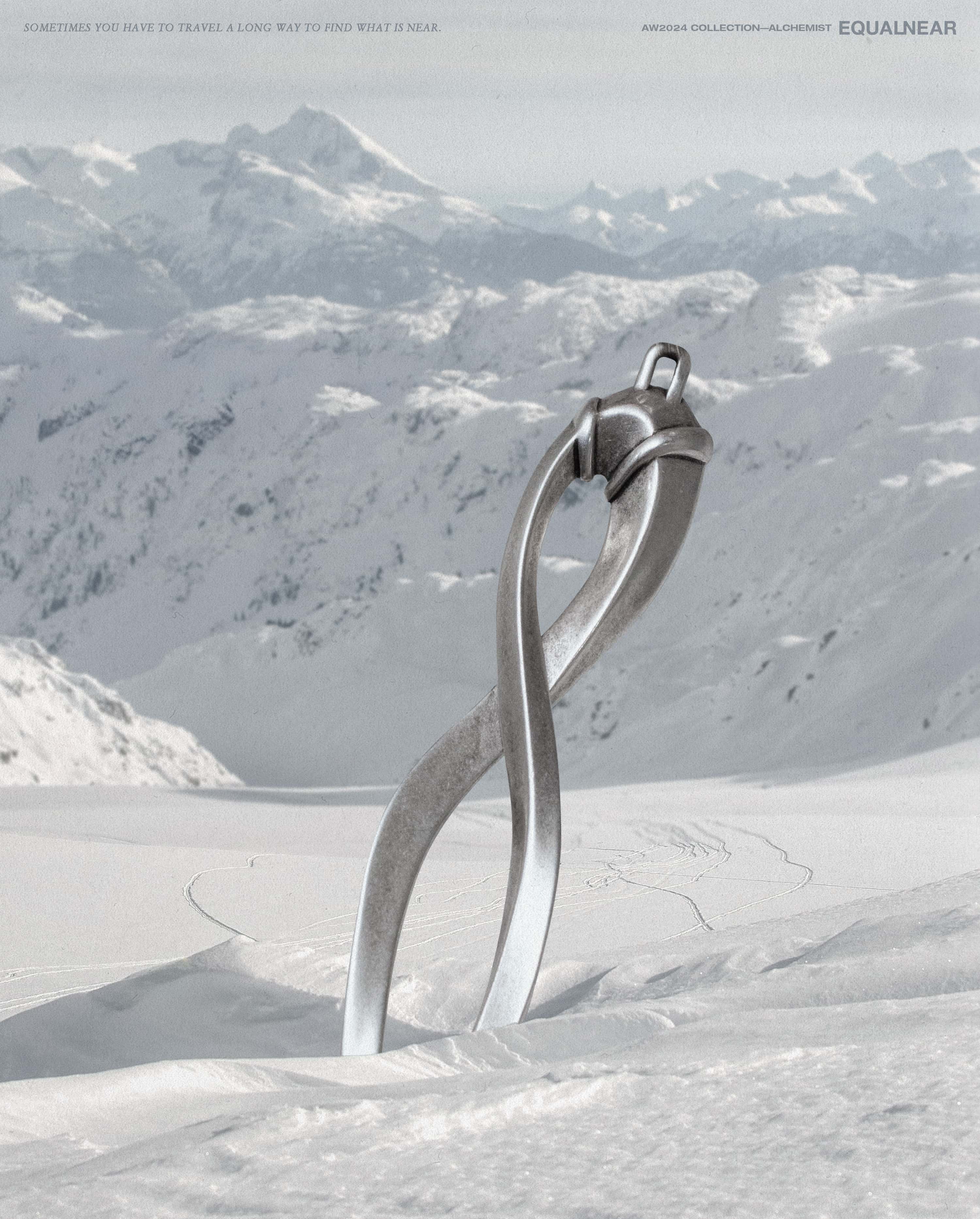 Alchemist’s Dagger Keychain - Antique Silver